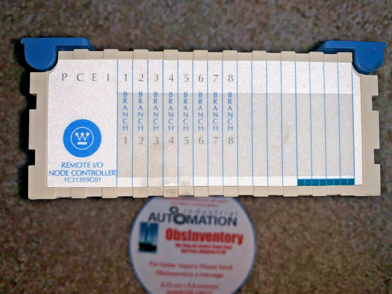WESTINGHOUSE EMERSON 1C31203G01 OVATION REMOTE I/O NODE CONTROLLER NC
