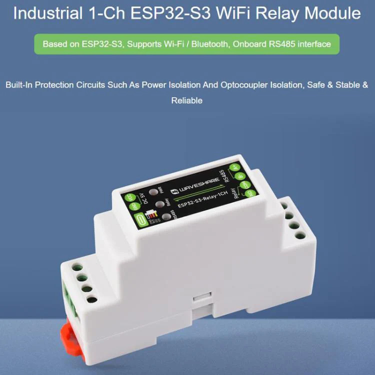 Industrial Control Board WiFi Network Relay Supporting WiFi / Bluetooth With Mu