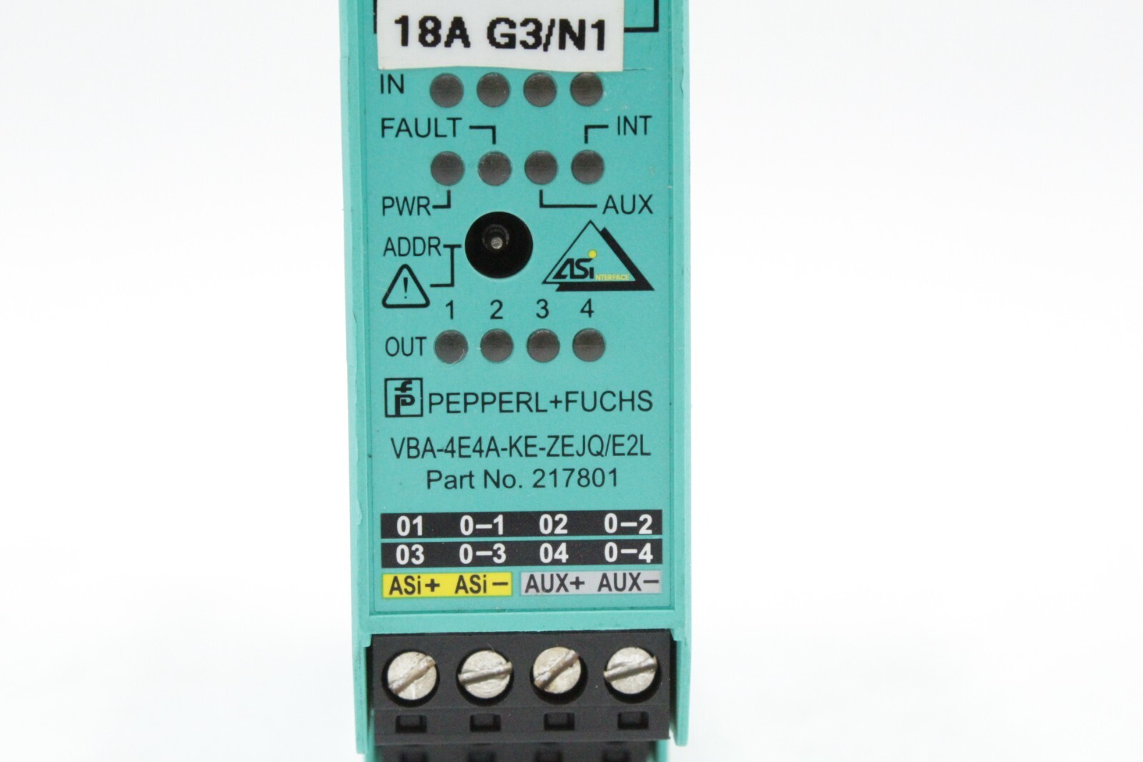 Pepperl + Fuchs VBA-4E4A-KE-ZEJQ/E2L AS-Interface Sensor/Actuator Module