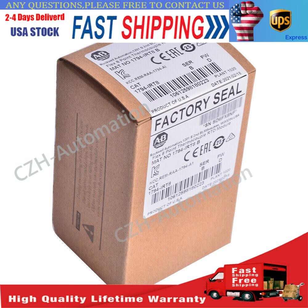 NEW Sealed Allen-Bradley Flex 8 Point Thermocouple RTD Module 1794-IRT8
