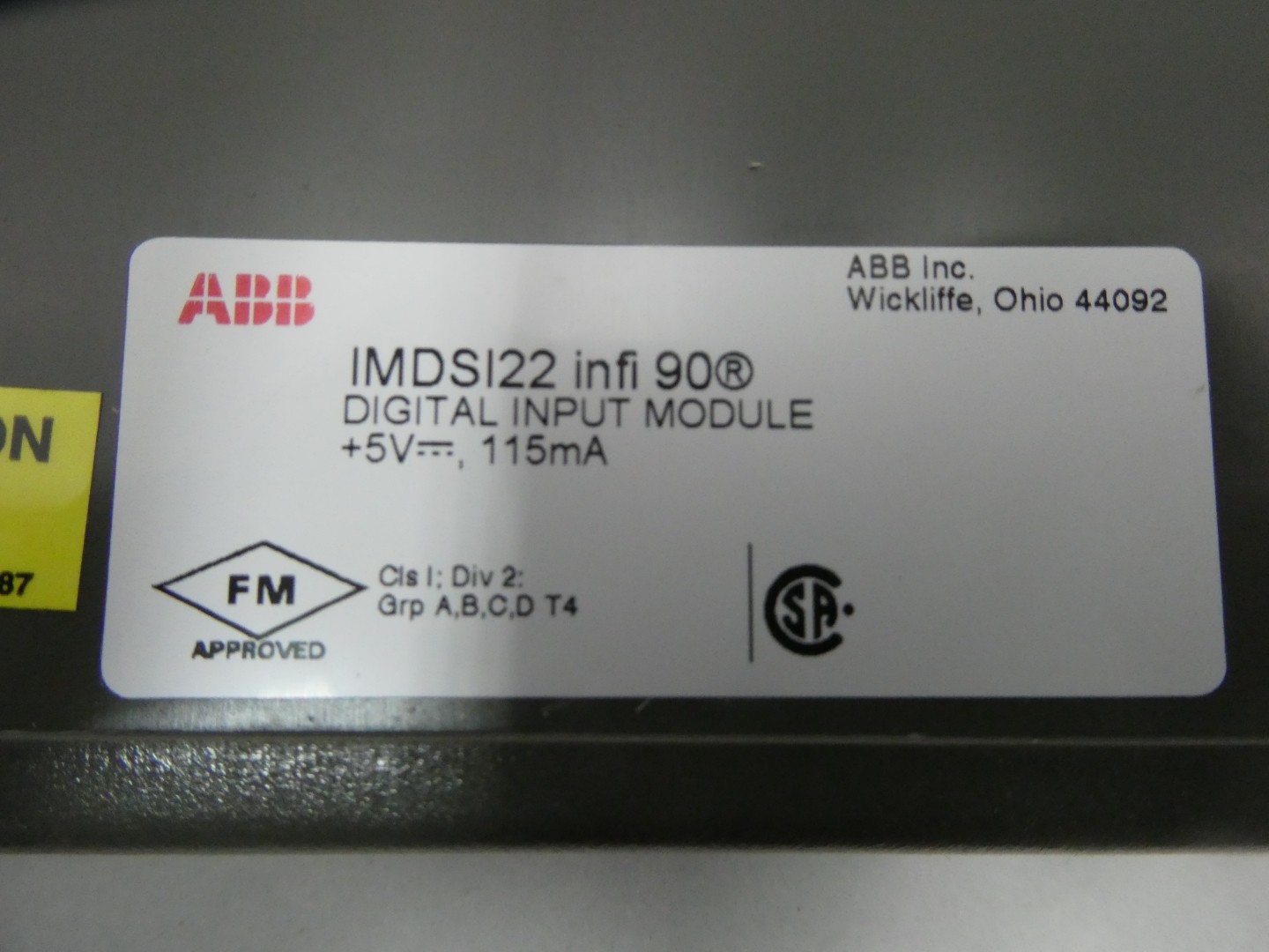 Abb IMDSI22 Infi 90 Digital Input Module