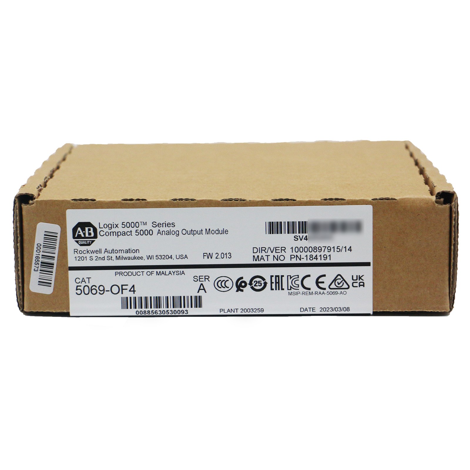 New Allen Bradley 5069-OF4 Compact 5000 Analog Output Module