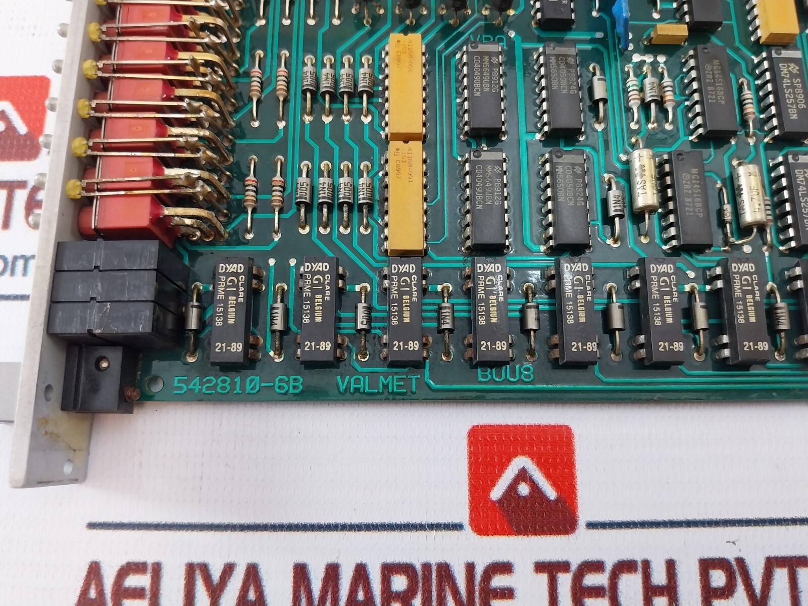Valmet Automation BOU8 Board Output Unit 8 Channel 542810-6A M8512311 M1