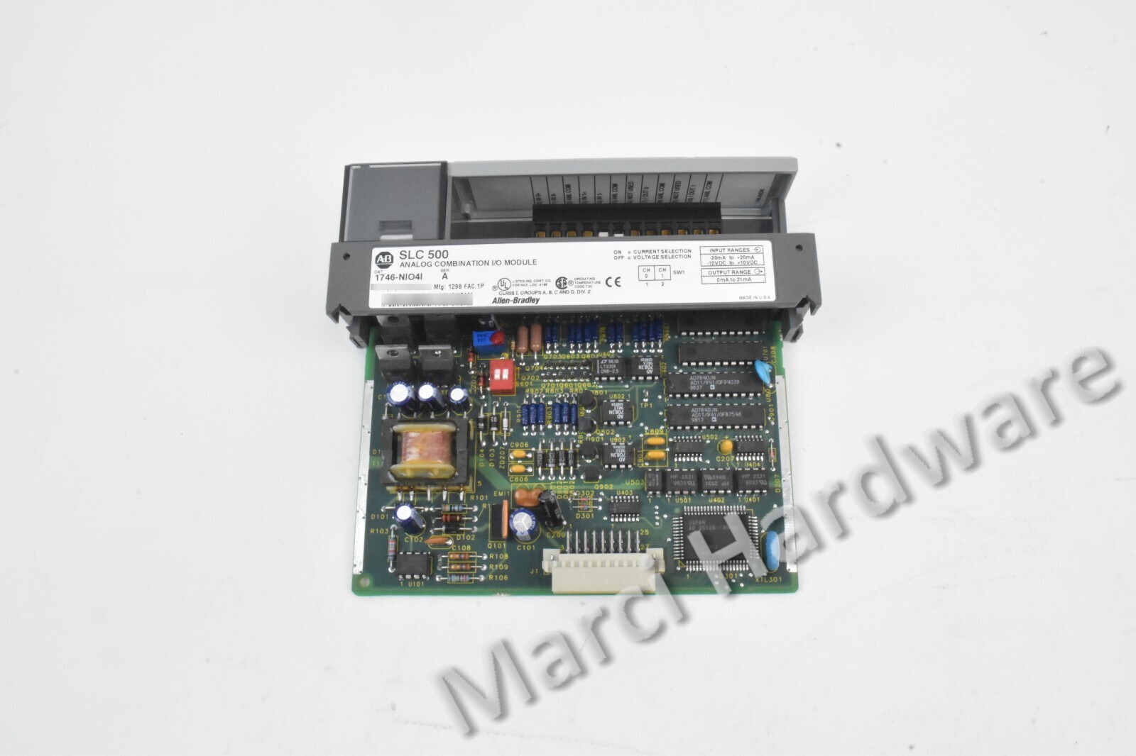 Surplus Allen Bradley 1746-NIO4I Ser A SLC 500 High Resolution Analog 2-In/2-Out