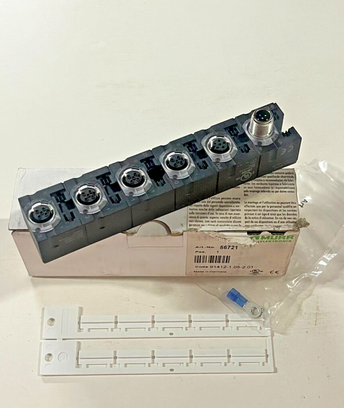 New NIB MURR Elektronik 56721 Cube 67 I/O Expansion Module