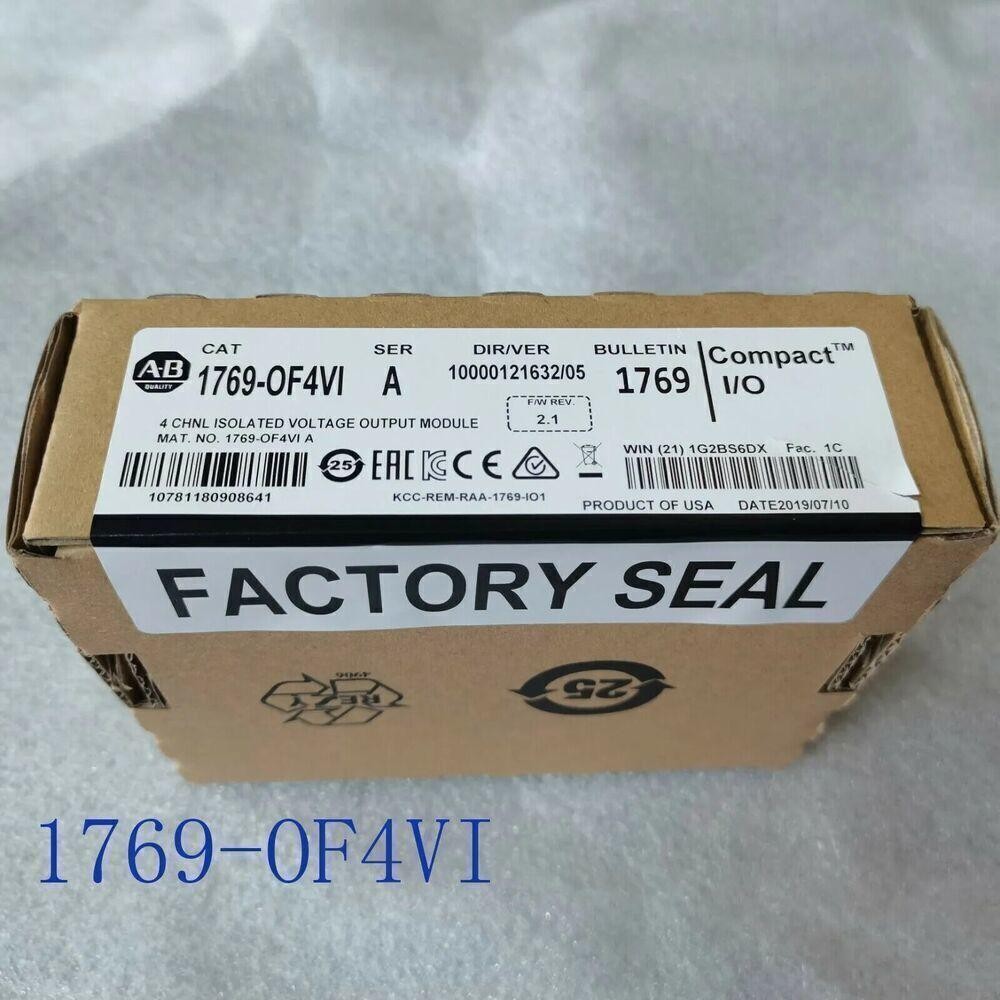 New Allen-Bradley 1769-OF4VI CompactLogix 4 Pt A/O Voltage Module US Free Tax