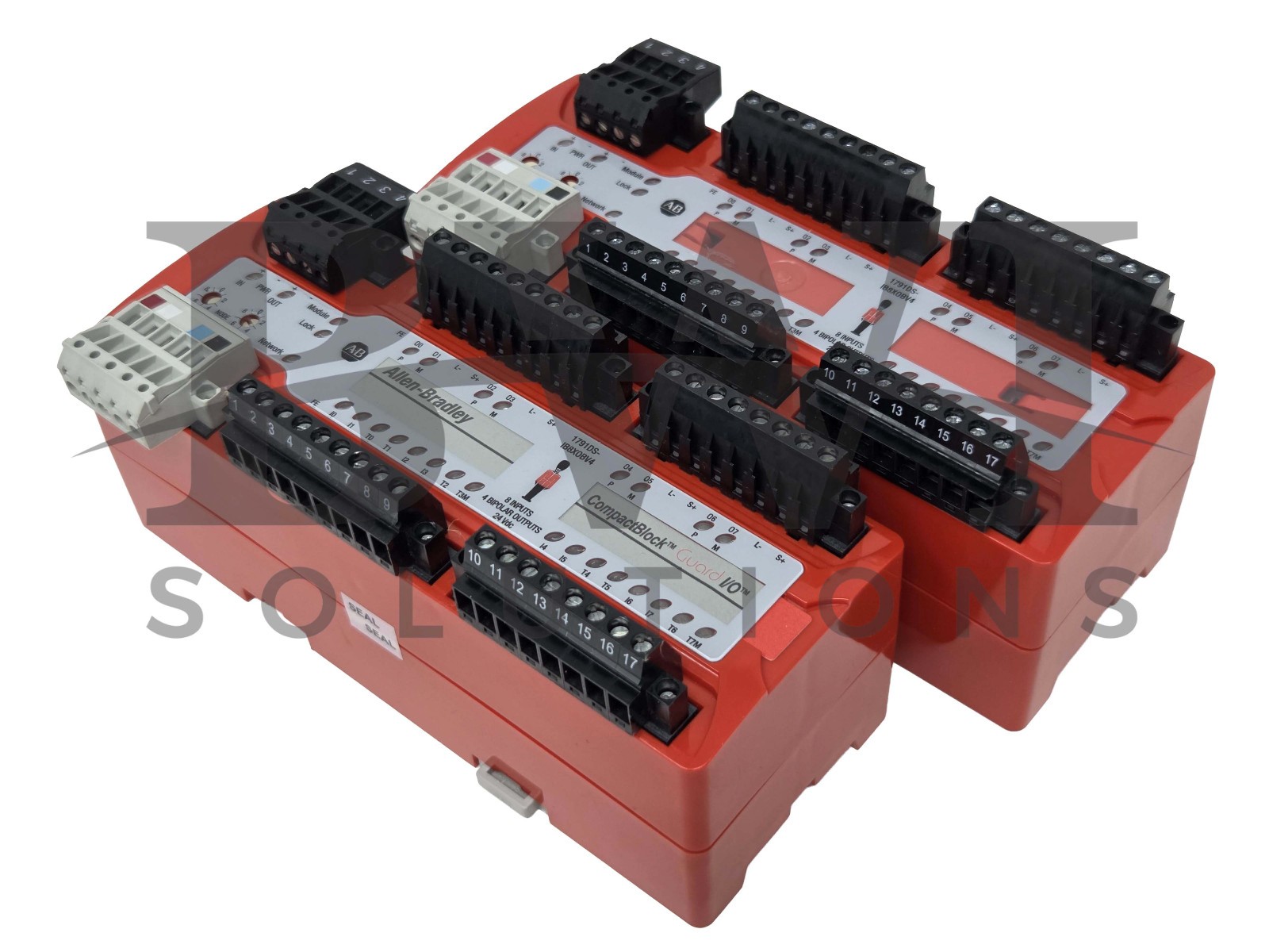 NEW Allen Bradley 1791DS-IB8XOBV4 /A DeviceNet 16-PT Block Safety I/O Lot of 2