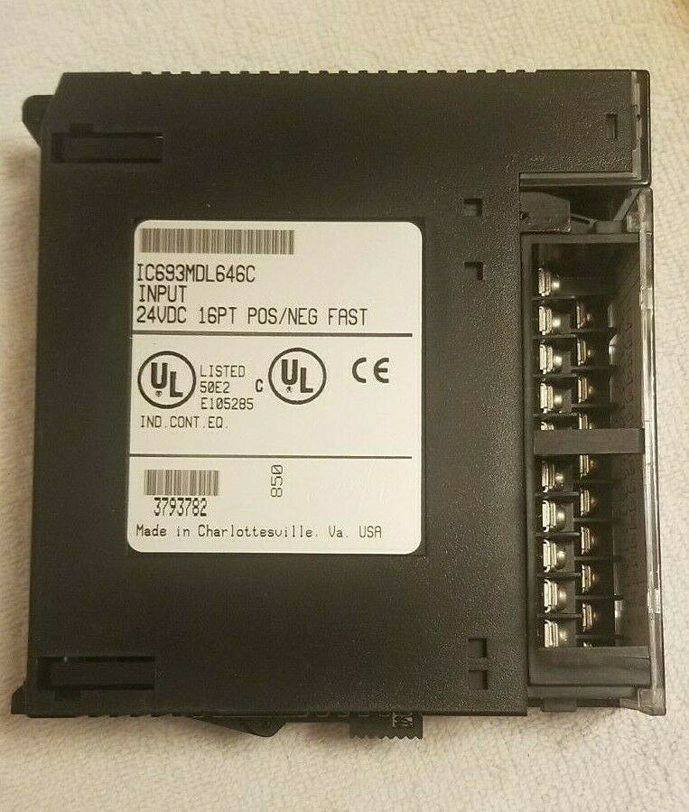 GE Fanuc IC693MDL646C Input Module 24VDC 16PT
