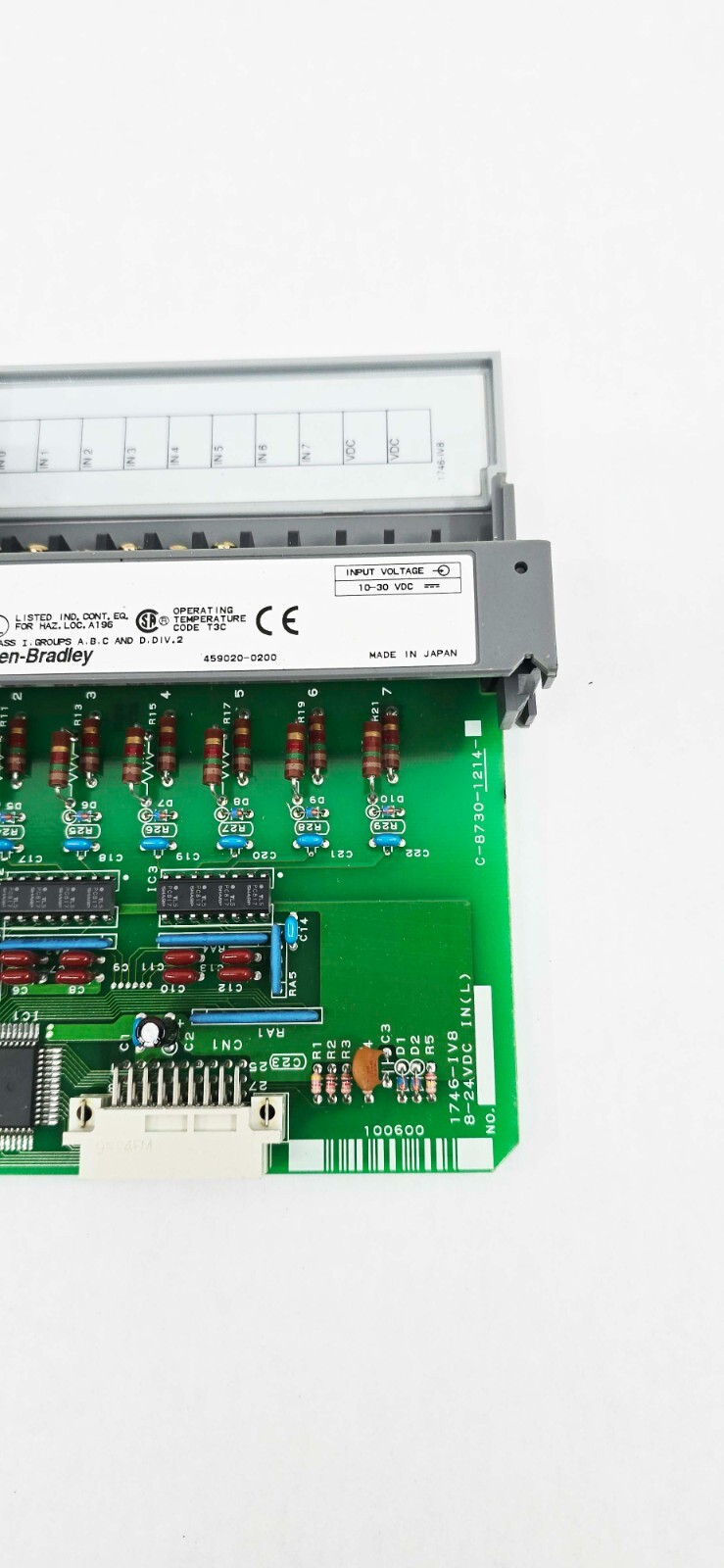 ALLEN BRADLEY SLC 500 1746-IV8 SER A INPUT MODULE