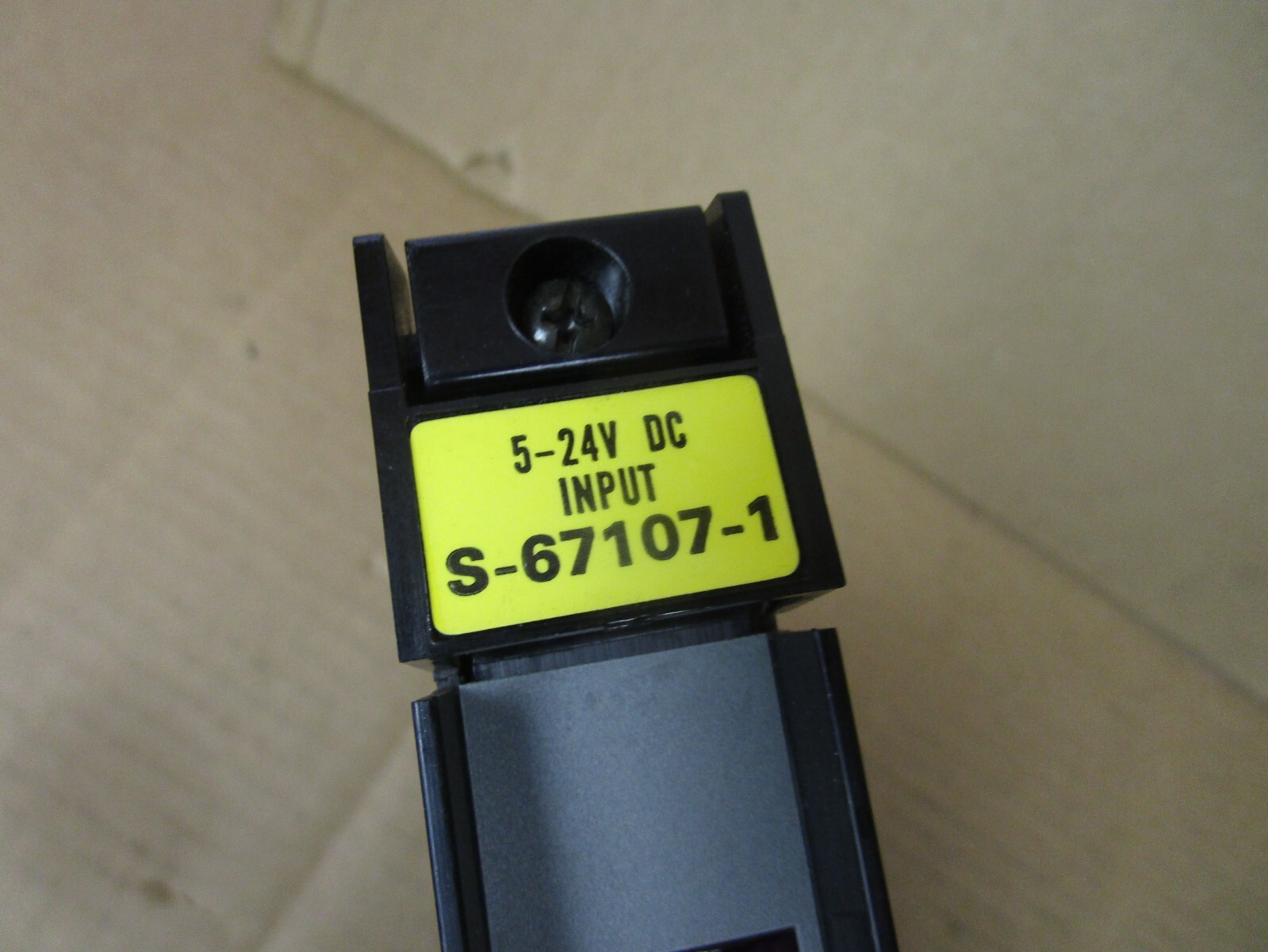 RELIANCE ELECTRIC INPUT MODULE S-67107-1 5-24Vdc S-67107-1A