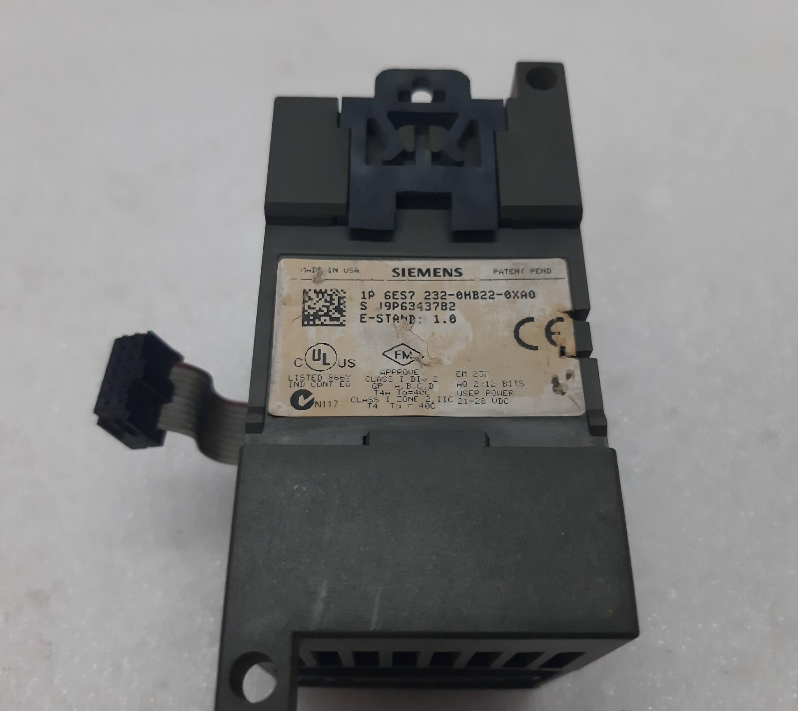 SIEMENS 6ES7 232-0HB22-0XA0 ANALOG INPUT MODULE