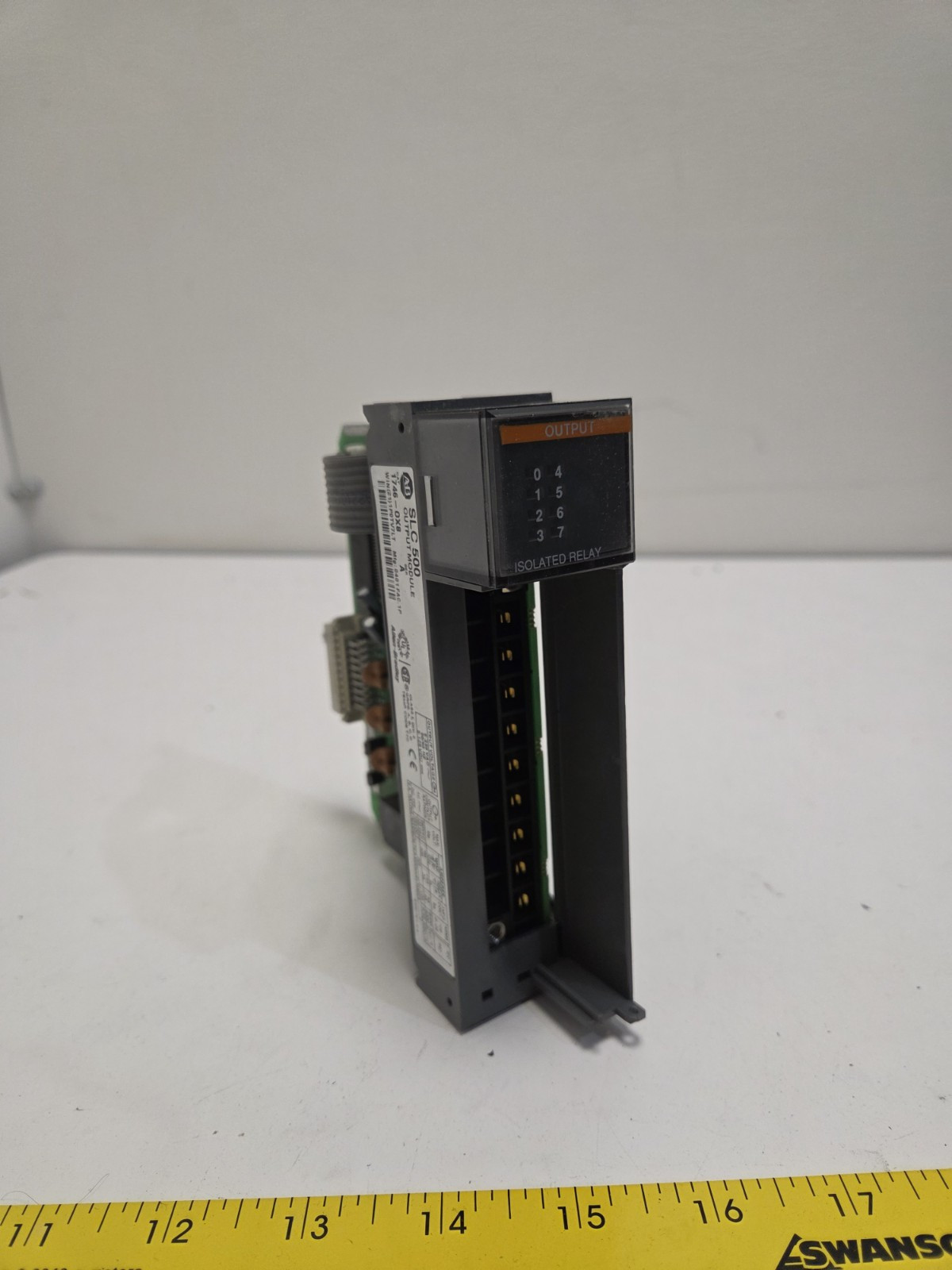 Allen Bradley 1746-0X8 Ser A SLC 500 Output Module (Missing Cover And Contacts)