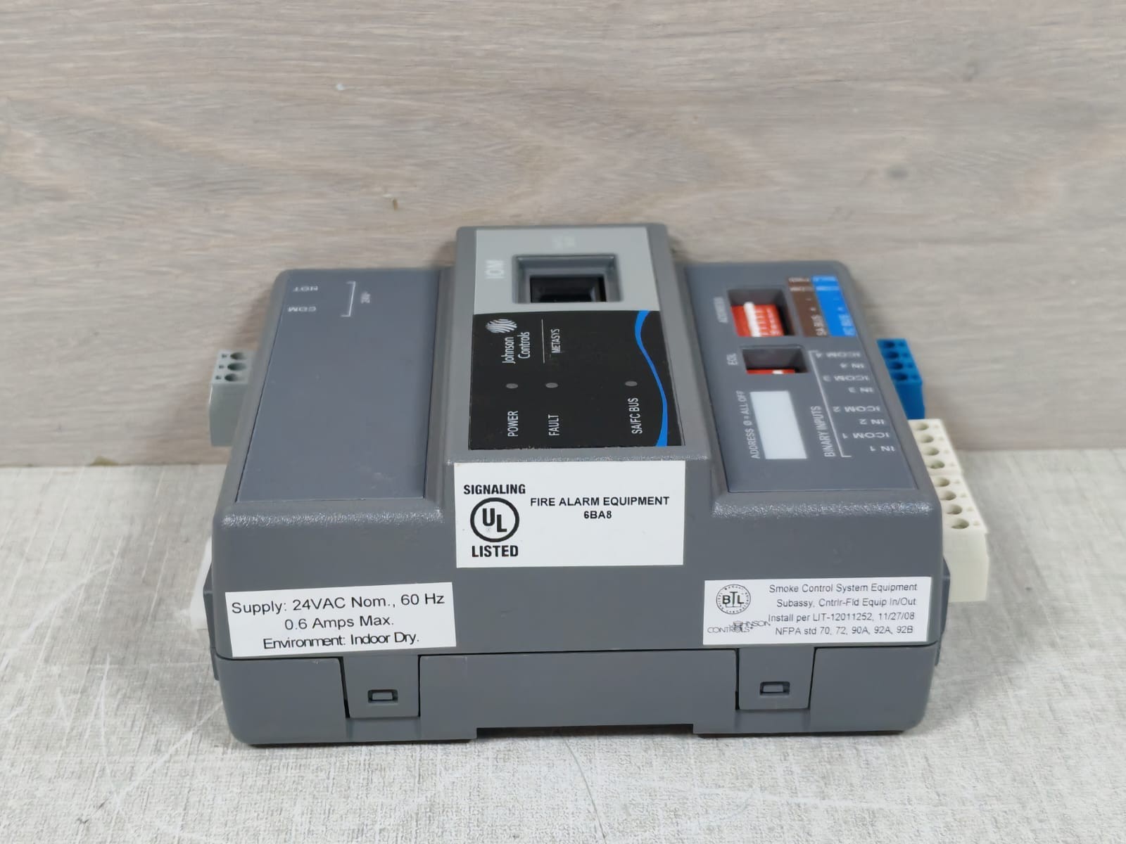 Johnson Controls MS-IOM1710-0U Input Module With 4 Binary Inputs-New Without Box