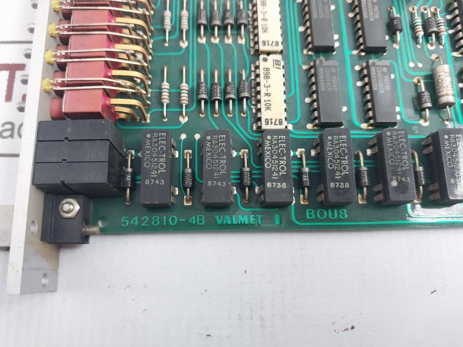 VALMET PROCESS AUTOMATION M851231 M1 Binary output Unit PCB BOU 8A 542810-4B
