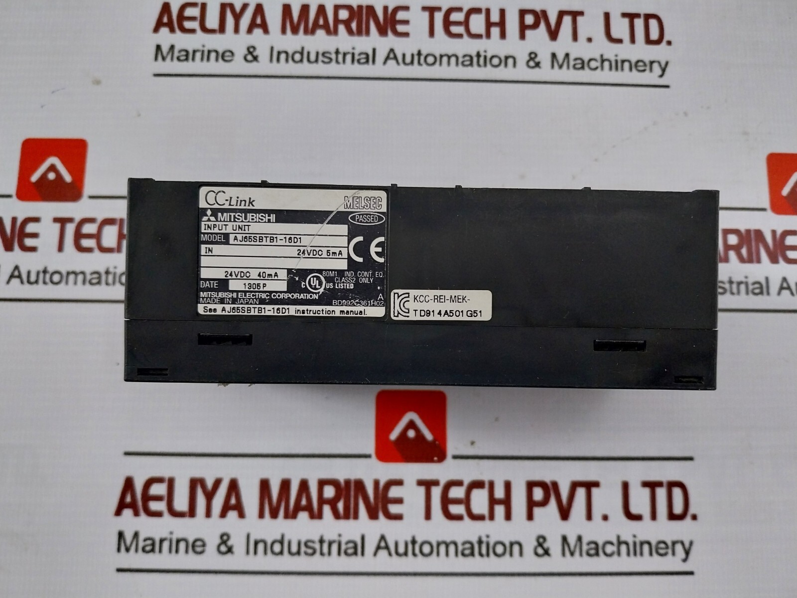 Mitsubishi Electric AJ65SBTB1-16D1 Melsec CC-link Input Unit 24VDC 5mA Class 2