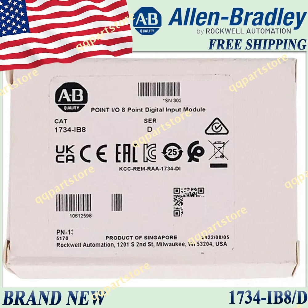 AB 1734-IB8/D Digital Input Module New Factory Sealed 1734IB8