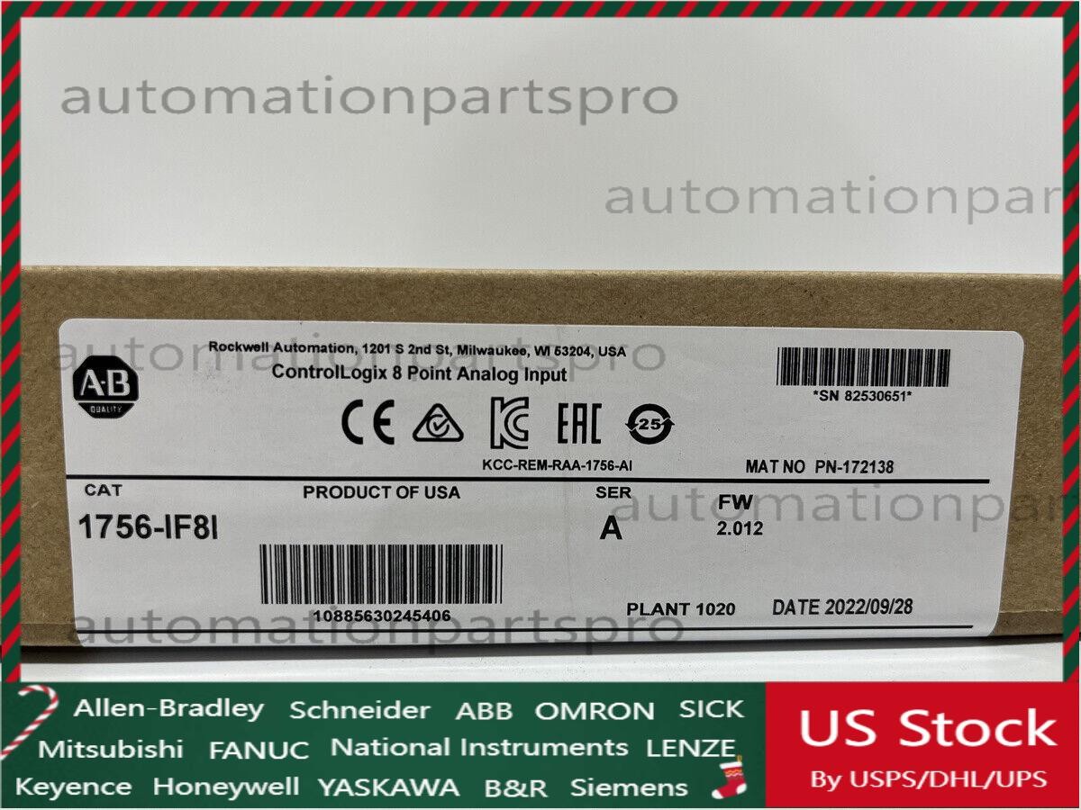 New Allen-Bradley 1756-IF8I ControlLogix Analog Input Module AB 1756IF8I In US