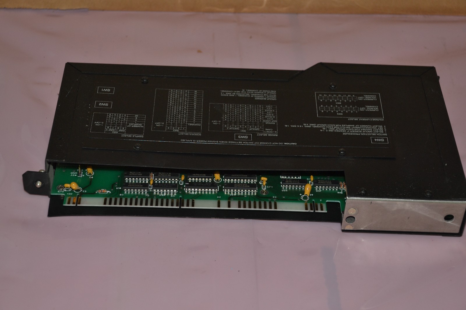 SQUARE D SY/MAX INPUT MODULE 8030 RIM125 30608-564-50 SER.B REV 1.16 5 VDC 800mA