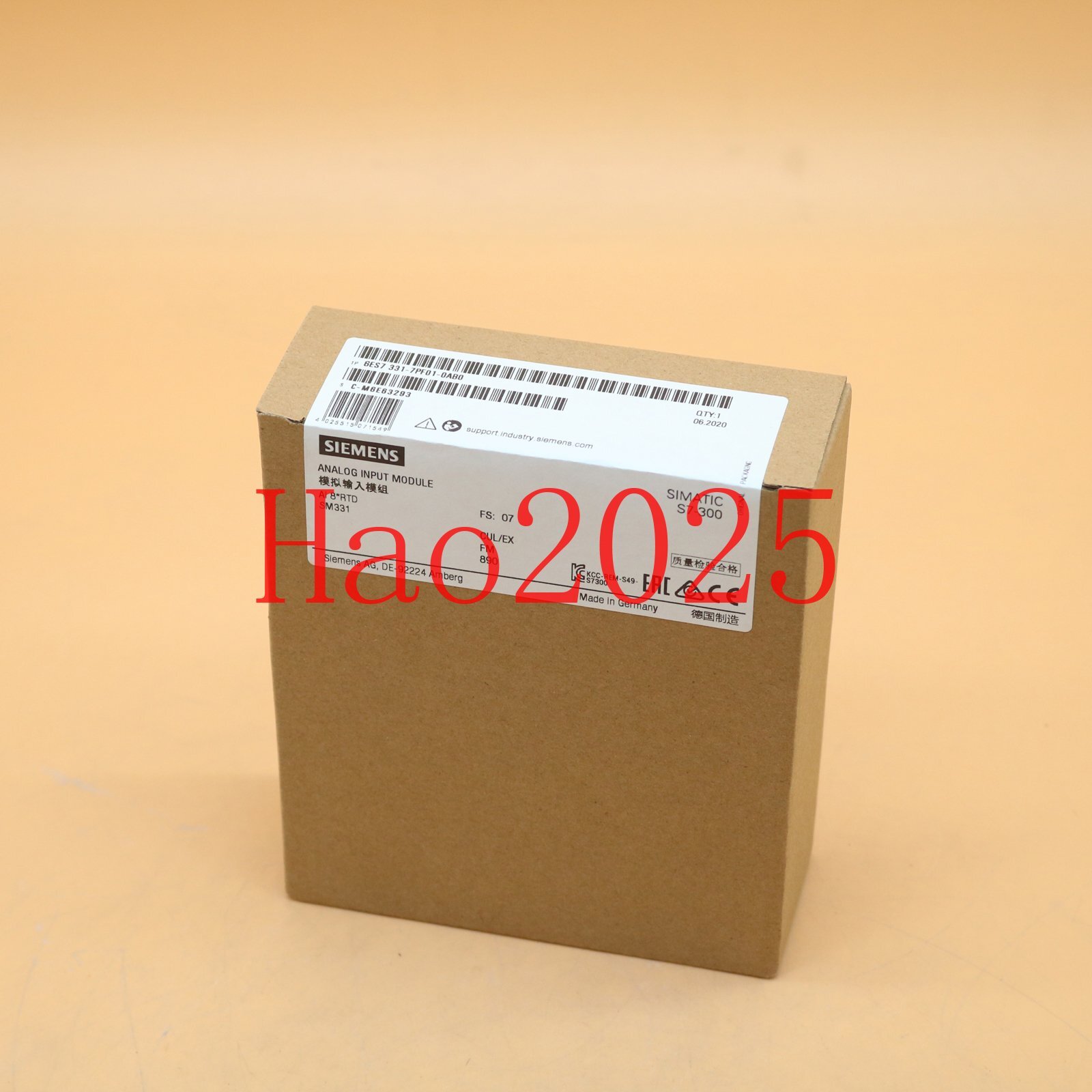 1PC New In Box SIEMENS PLC 6ES7 331-7PF01-0AB0 6ES7331-7PF01-0AB0