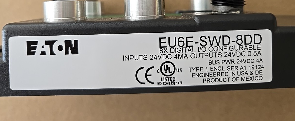 EATON HMI Digital Smartwire Block module I/O EU6E-SWD-8DD 174742 See Details