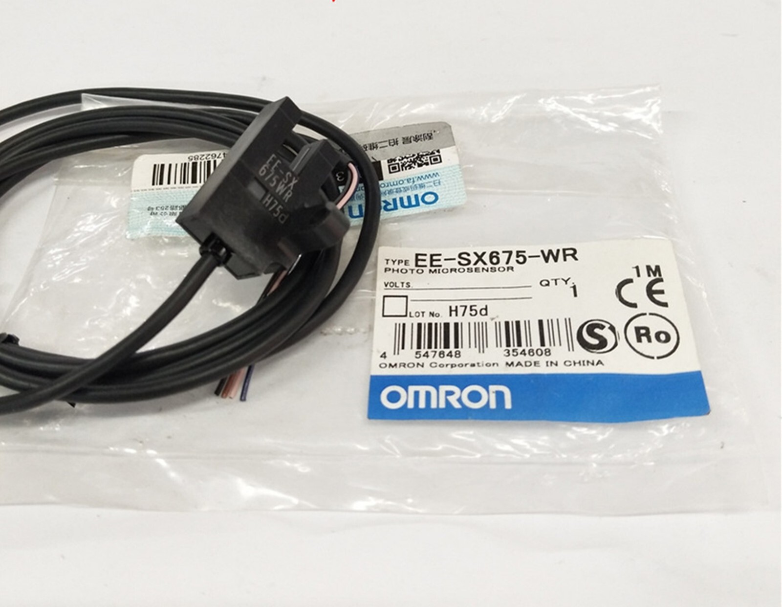 1 PCS NEW IN BOX Omron Photoelectric Switch Sensor EE-SX675-WR