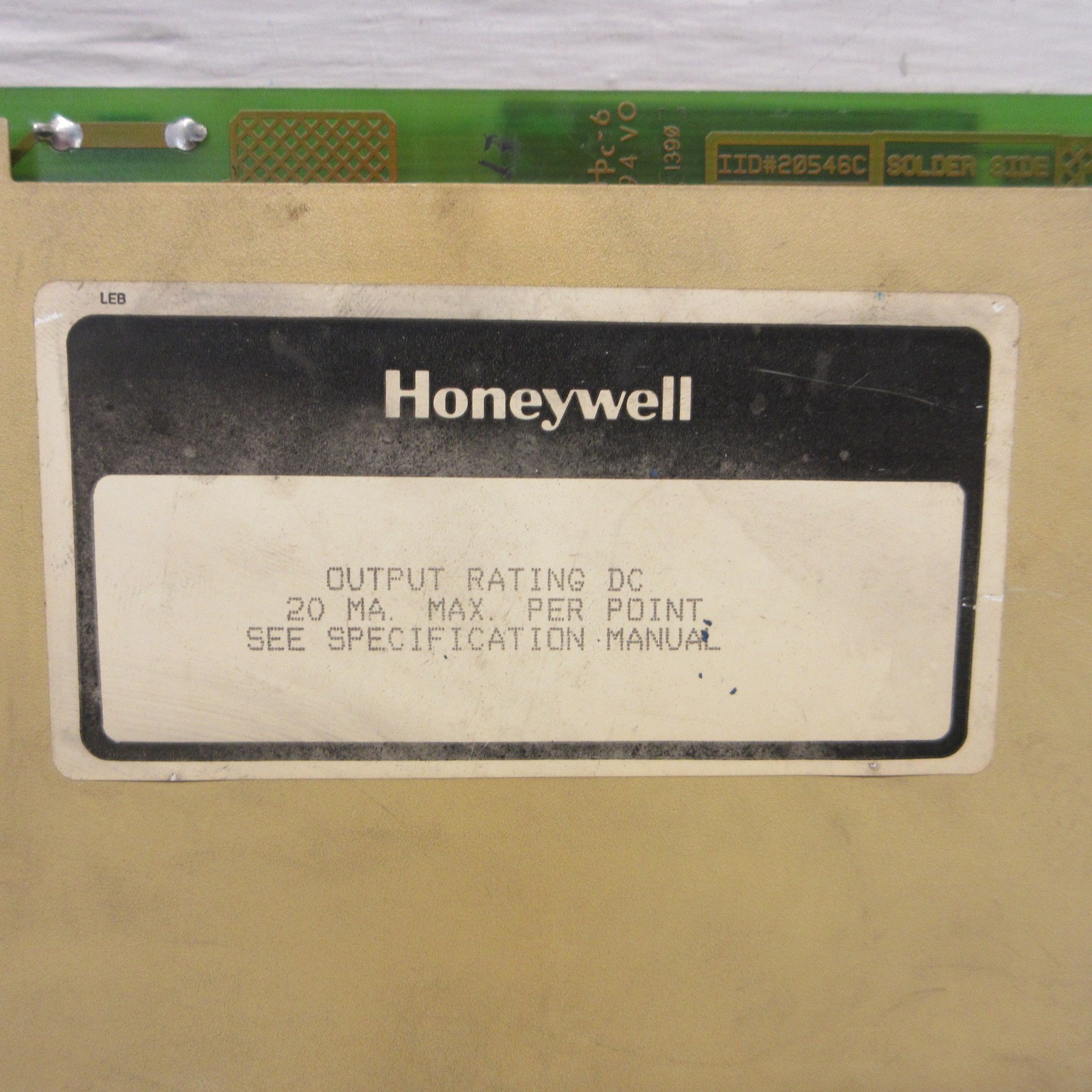 Honeywell 621-0010-V Analog Output Module PLC 6210010 Out 62-10010 RC PLC Card