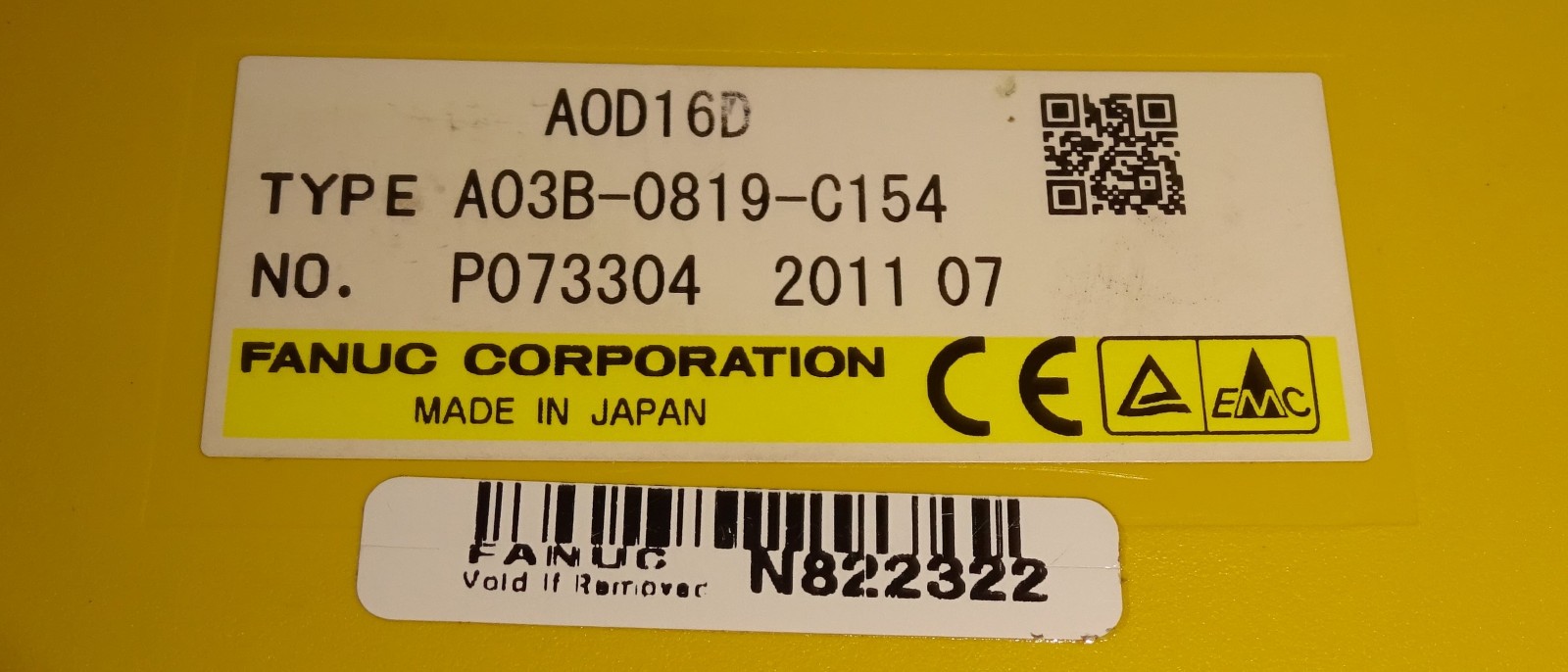 Fanuc A03B-0819-C154 Output Module A03B0819C154 A0D16D NEW