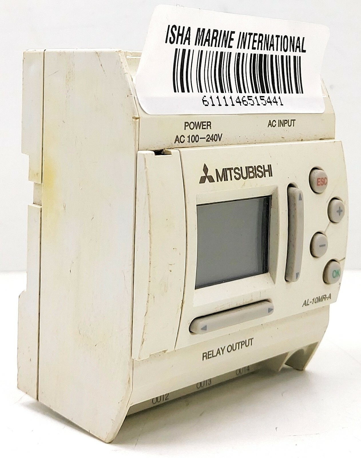 Mitsubishi AL-10MR-A Logic Module 6 Input 4 x Output Display White