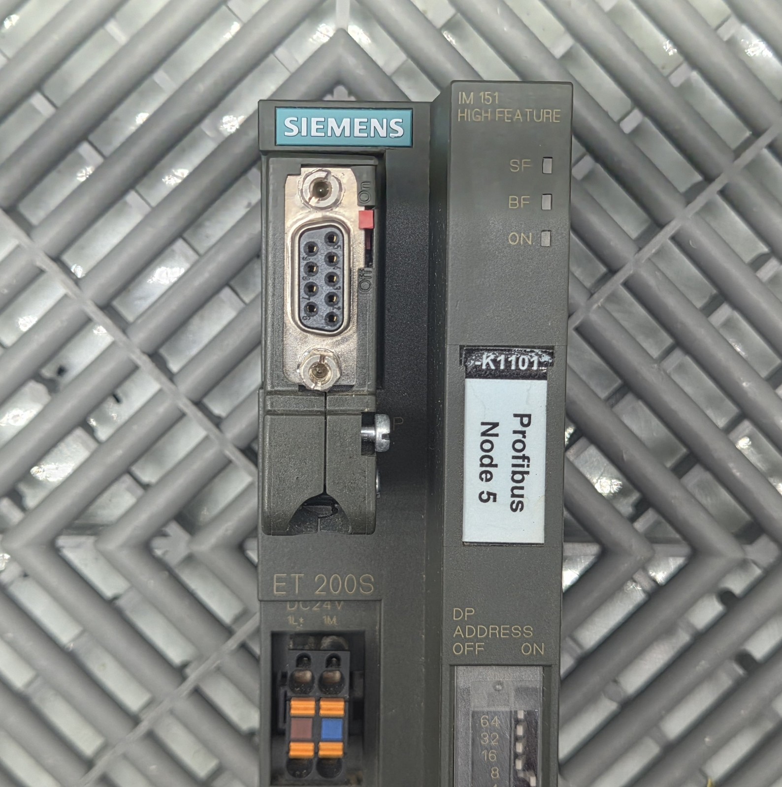 Siemens 6ES7151-1BA02-0AB0 ET 200S IM151 PROFIBUS DP Interface Module