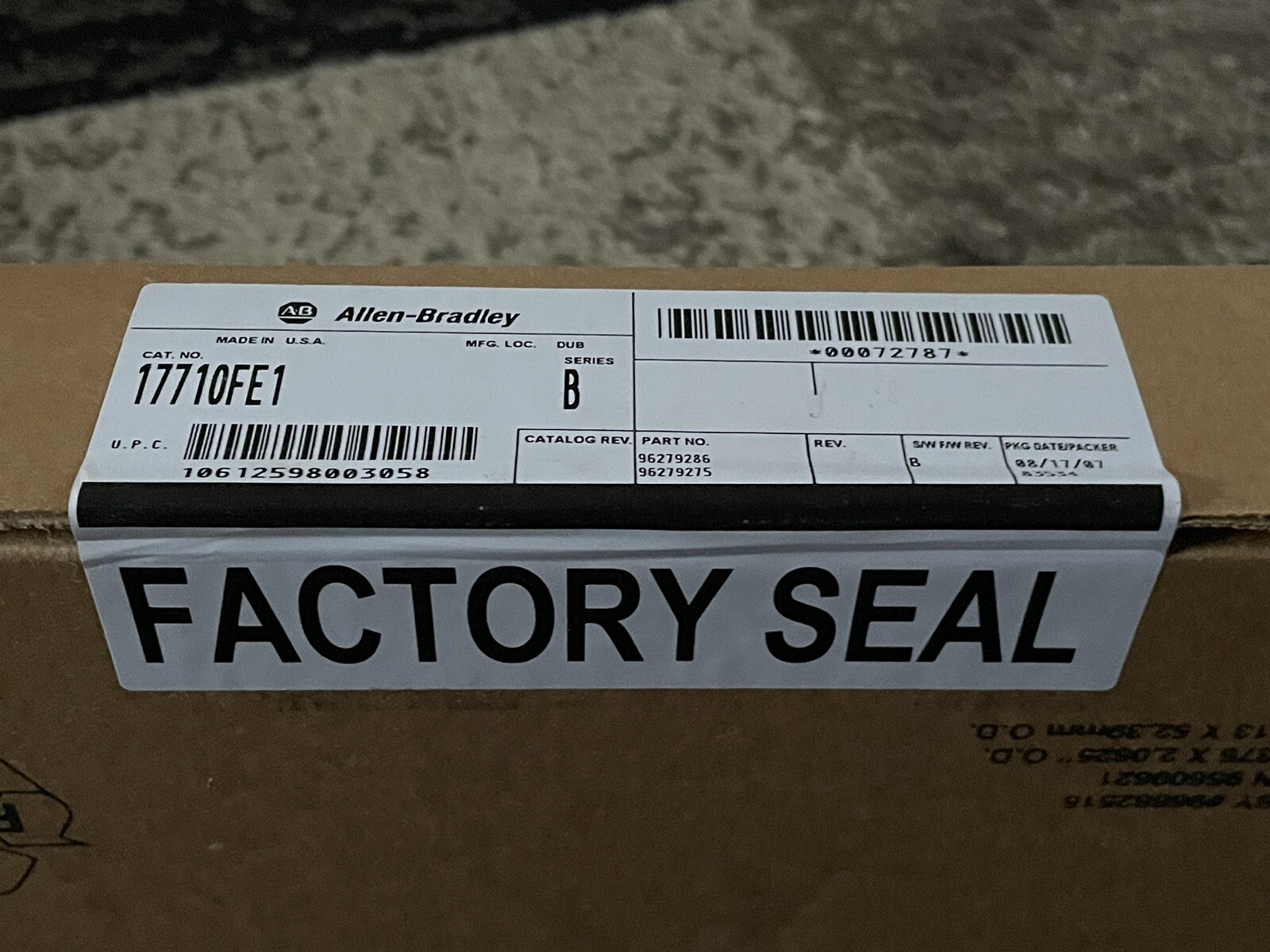 Genuine Sealed Allen Bradley 1771-OFE1 Series B PLC-5 Analog Output Module