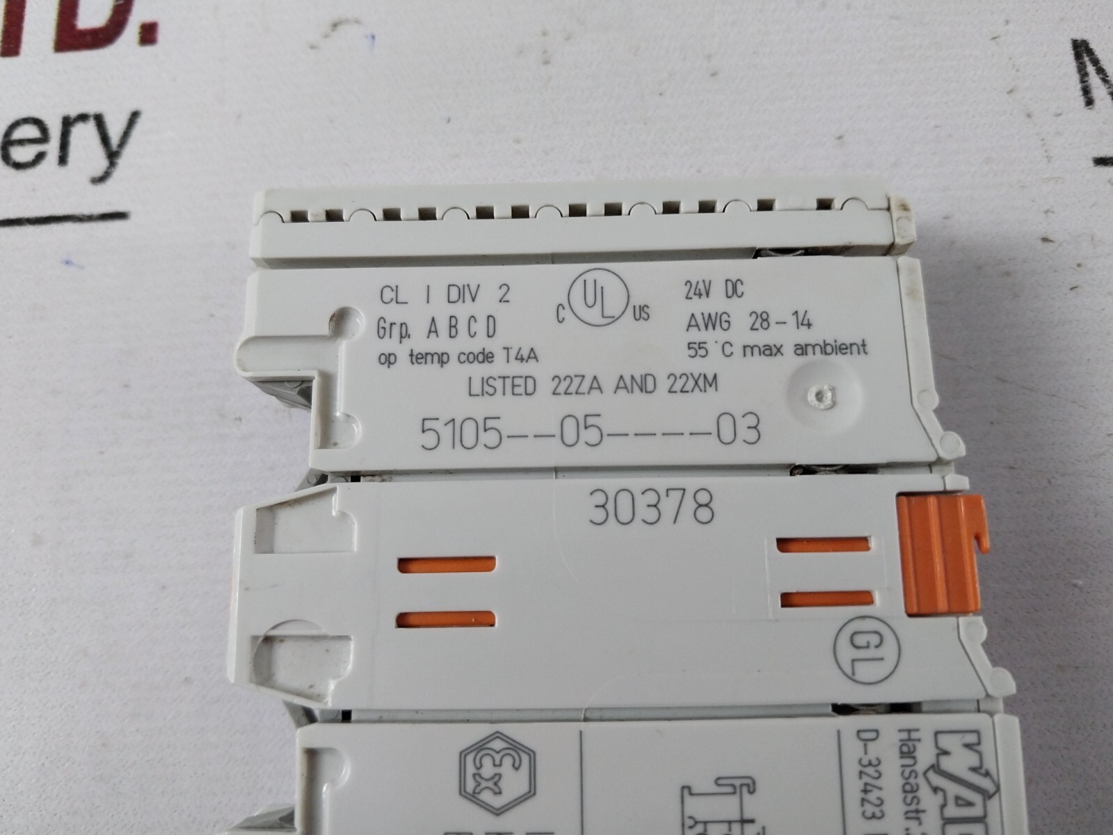 Wago 750-401 Digital Input Module 24V DC 55C 0.08-2.5MM2