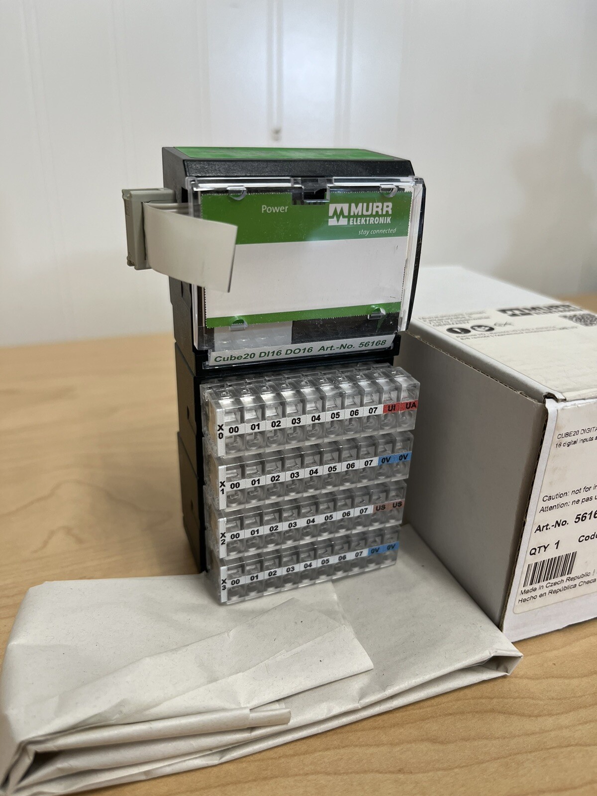 NEW! Murr Elektronik 56168 Cube20 Digital Fieldbus Expansion Module