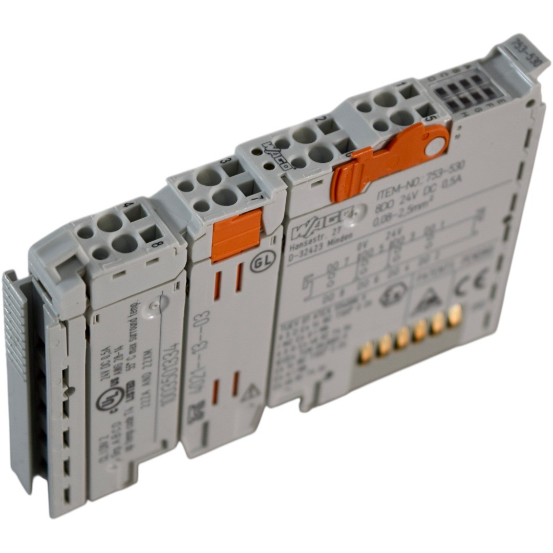 Wago 753-530 8 Channel Digital Output Module 24VDC 0.5A 8DO