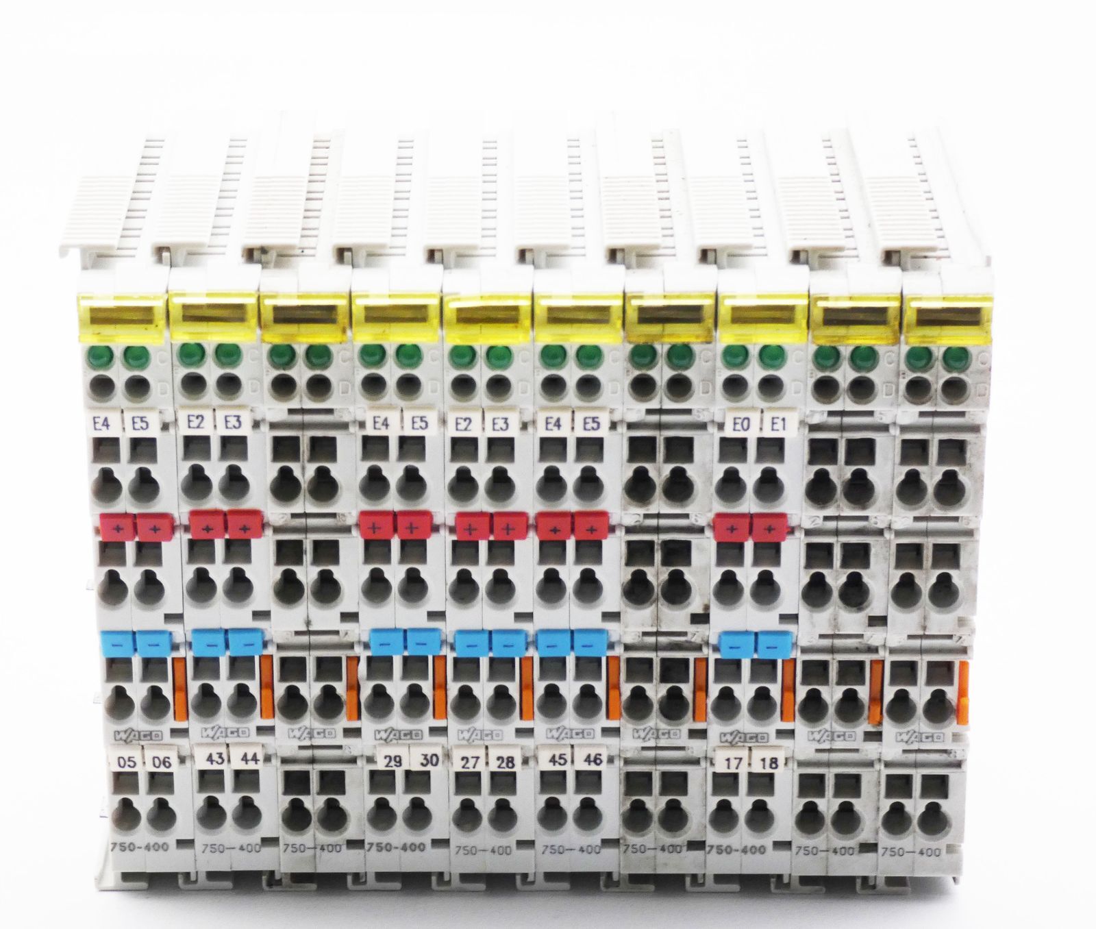 10x WAGO 750-400 2DI 24V DC Digital Input 2 Channel Digital Input Terminal -used-