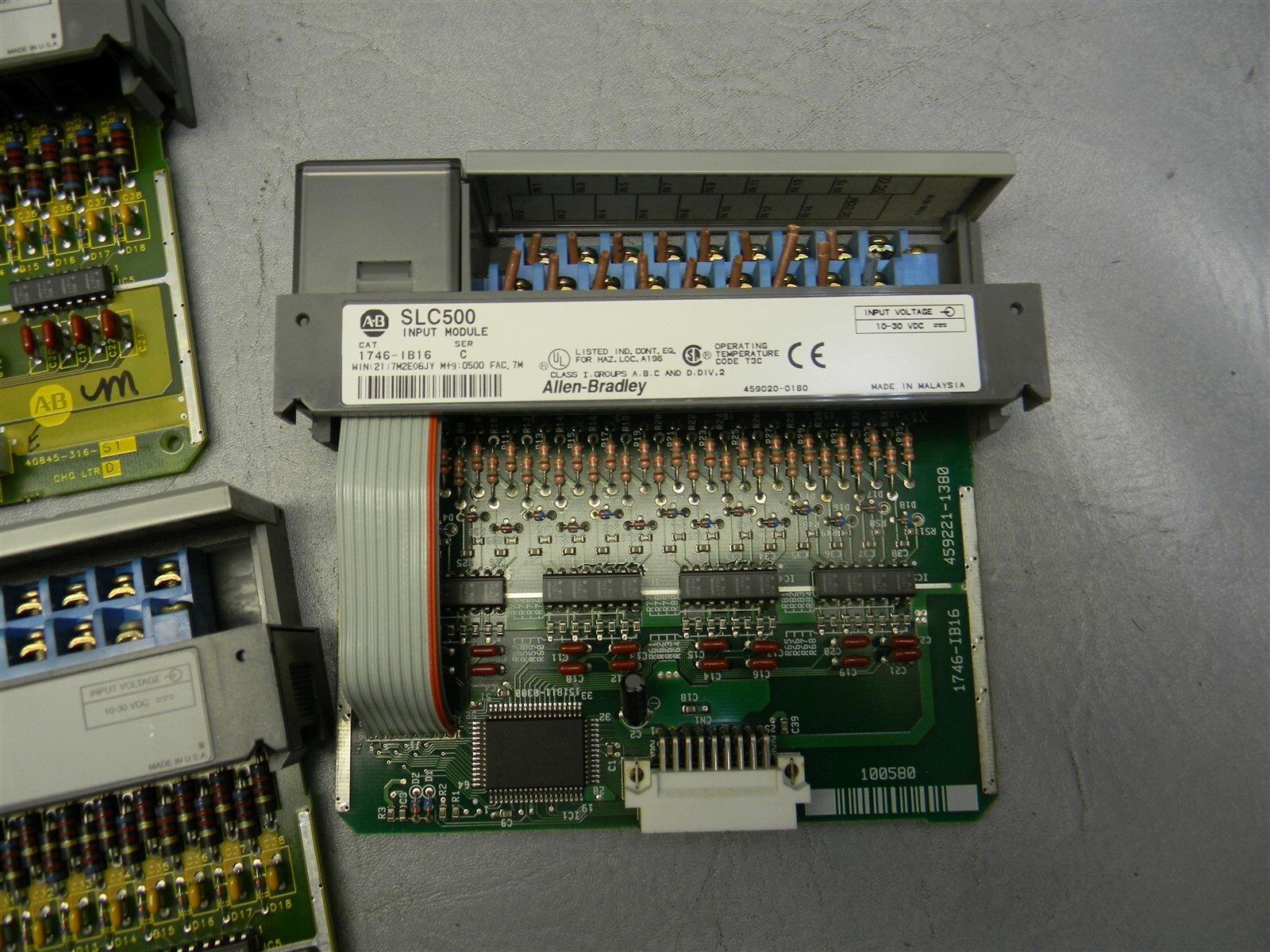 Allen Bradley 1746-IB16 SER C SLC500 Input Module Lot of 7