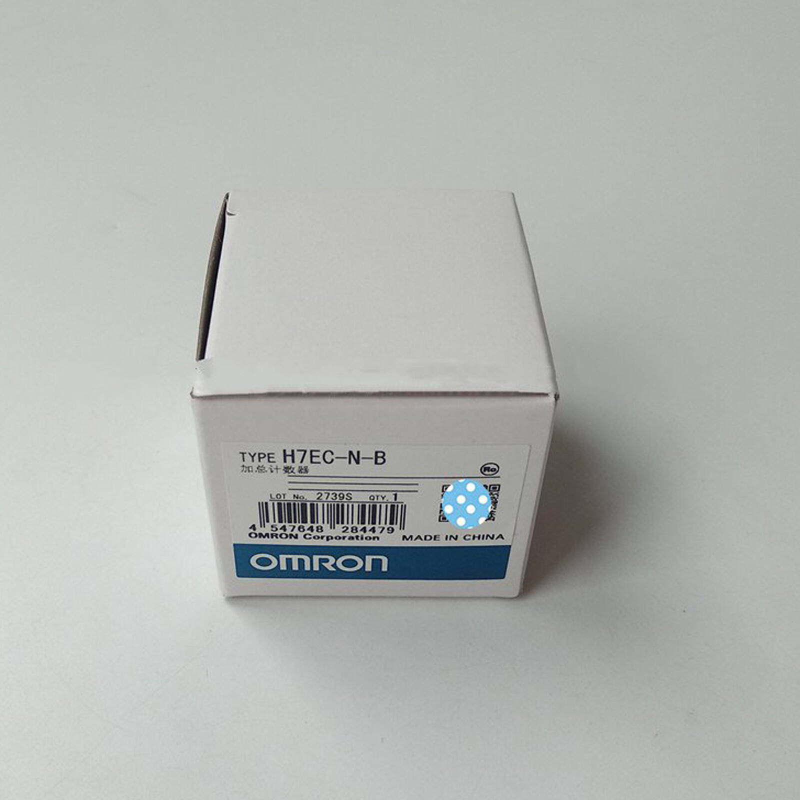 1PC Omron H7EC-N-B H7ECNB Panel Mount Totalizer Counter New