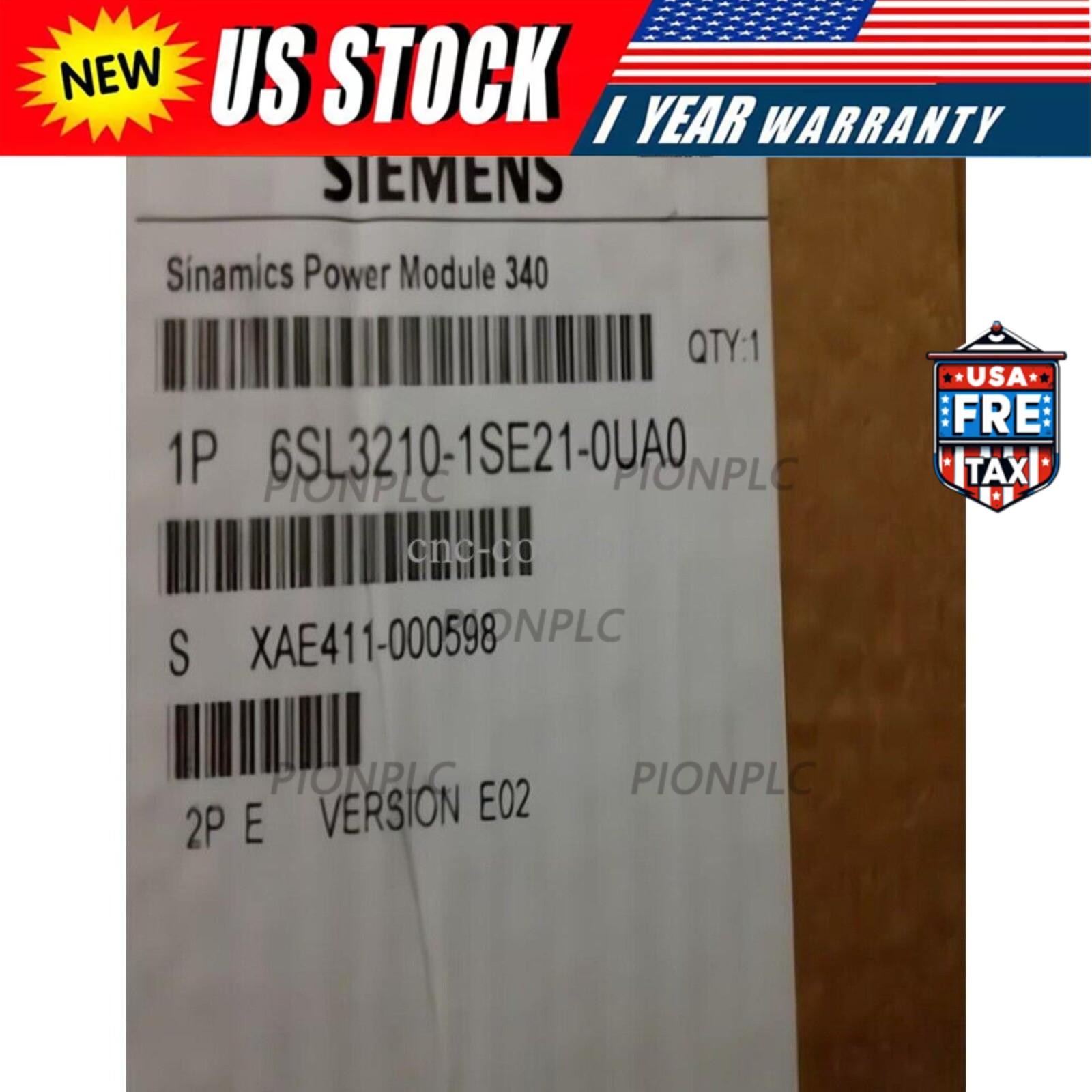 New Siemens converter Power Module PM340 6SL3210-1SE21-0UA0 6SL3 210-1SE21-0UA0