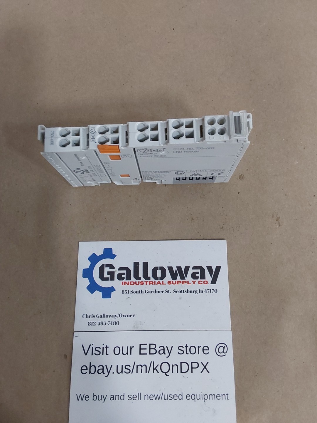 WAGO 750-600 End Module Fieldbus Node