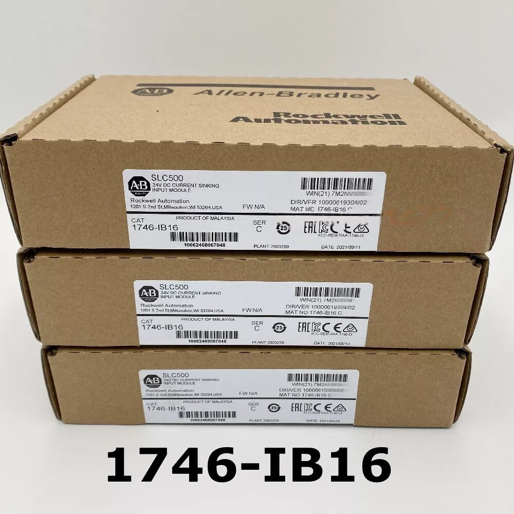 New Factory Sealed Allen Bradley 1746-IB16 SLC 500 Digital Input Module US Stock