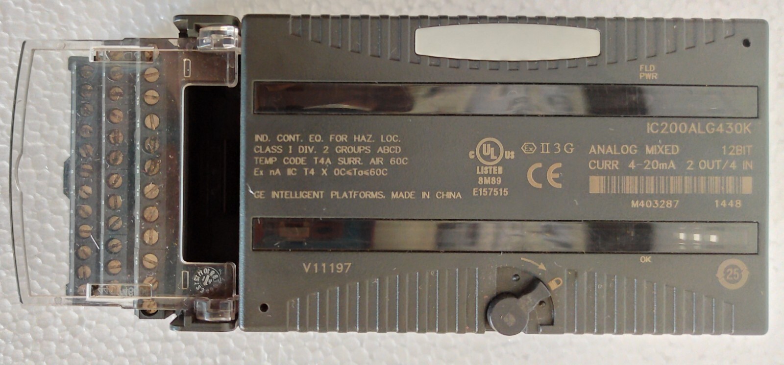 GE FANUC IC200ALG430K Analog Mixed Module