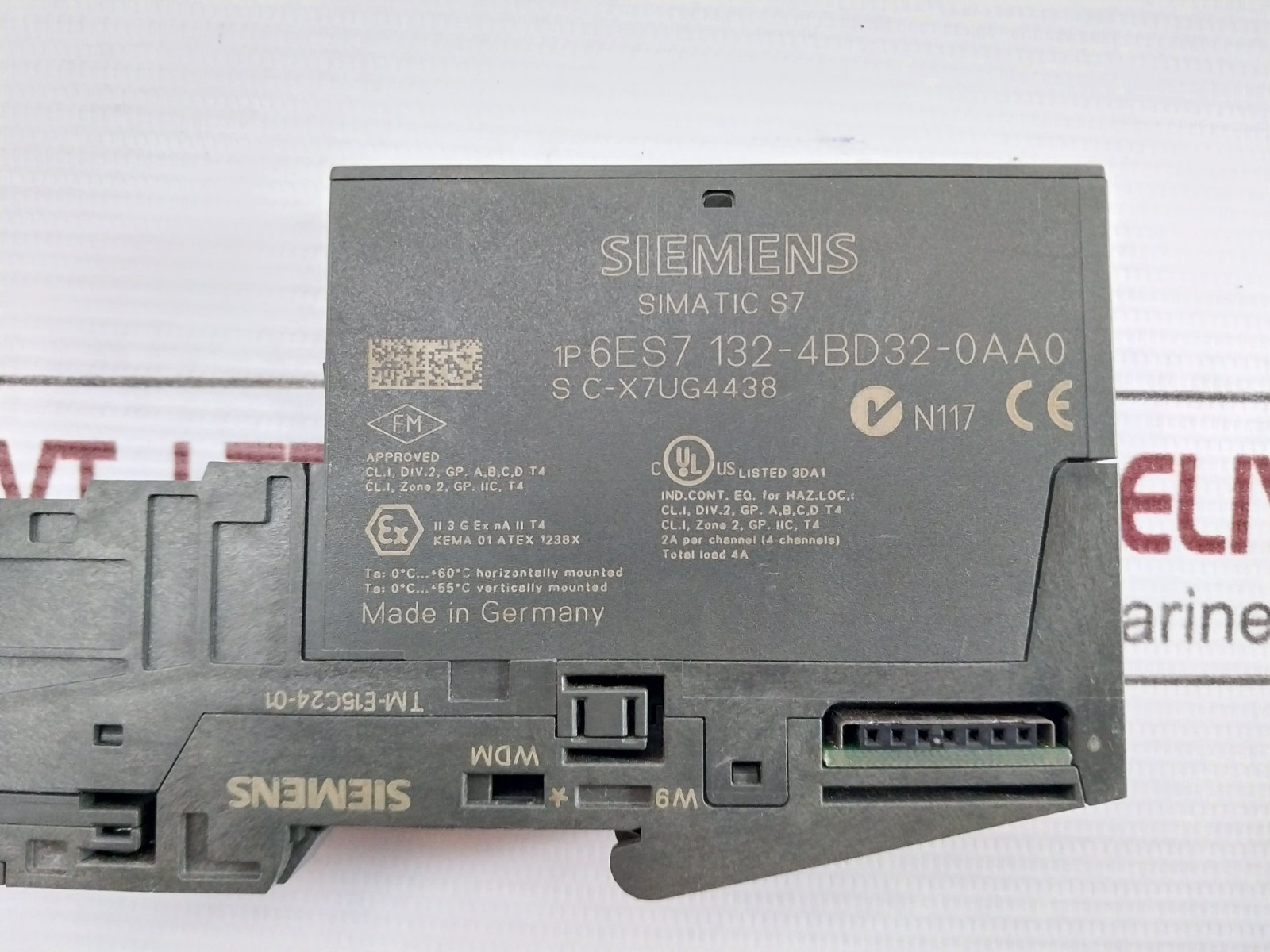 SIEMENS 6ES7 132-4BD32-0AA0 Simatic S7 Electronic Module DC24V/2A