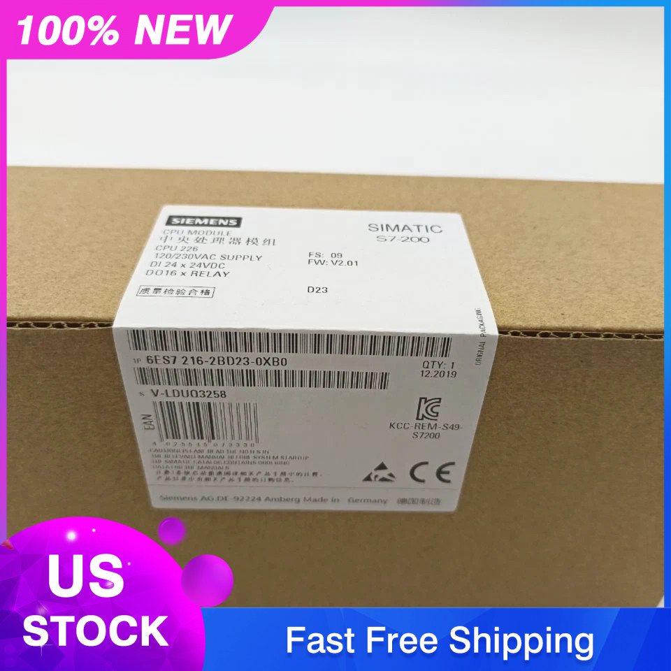 New Siemens 6ES7216-2BD23-0XB0 6ES7 216-2BD23-0XB0 SIMATIC S7-200 CPU 226