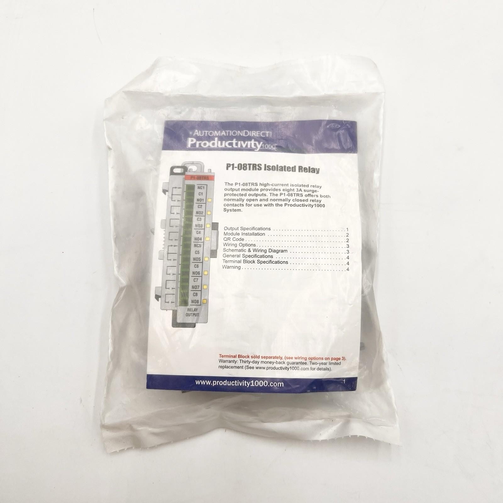 Automation Direct P1-08TRS Relay Output Module