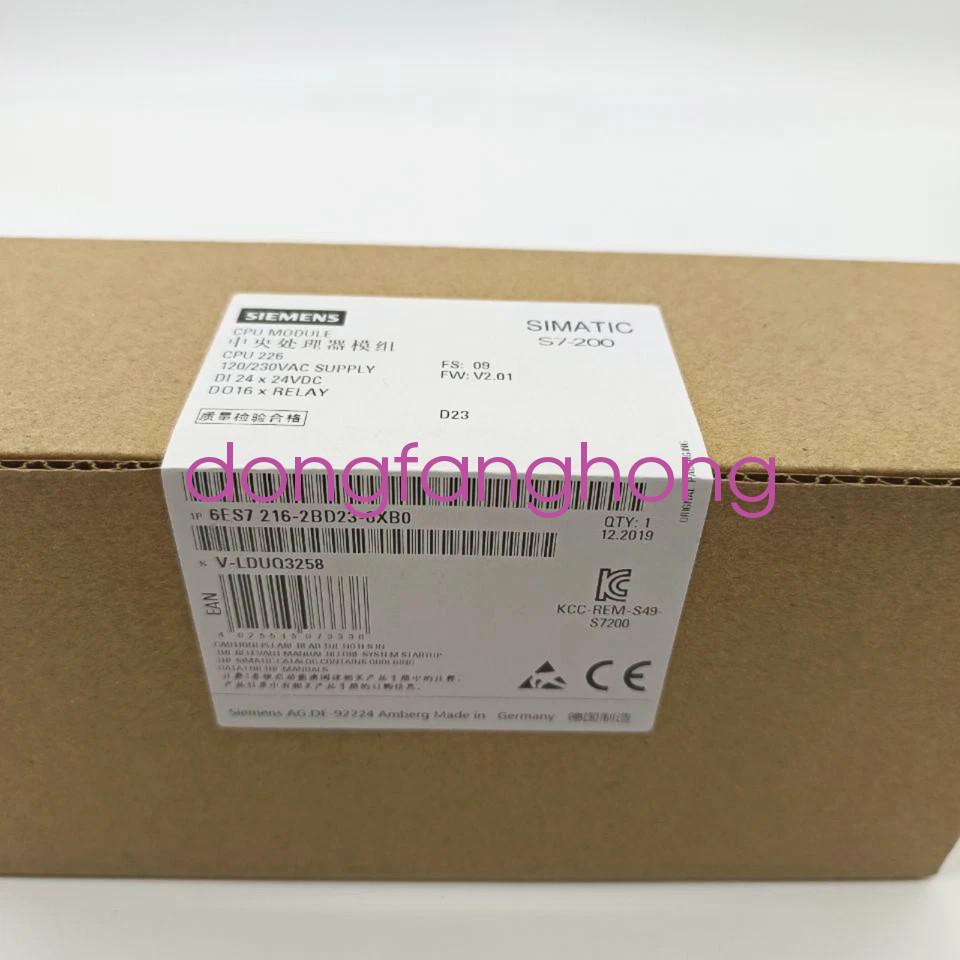 New Siemens 6ES7216-2BD23-0XB0 6ES7 216-2BD23-0XB0 SIMATIC S7-200 CPU 226