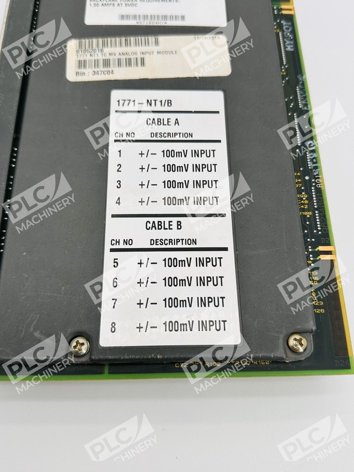 Allen Bradley 1771-NT1 Series B High Resolution Isolated Analog Series Module