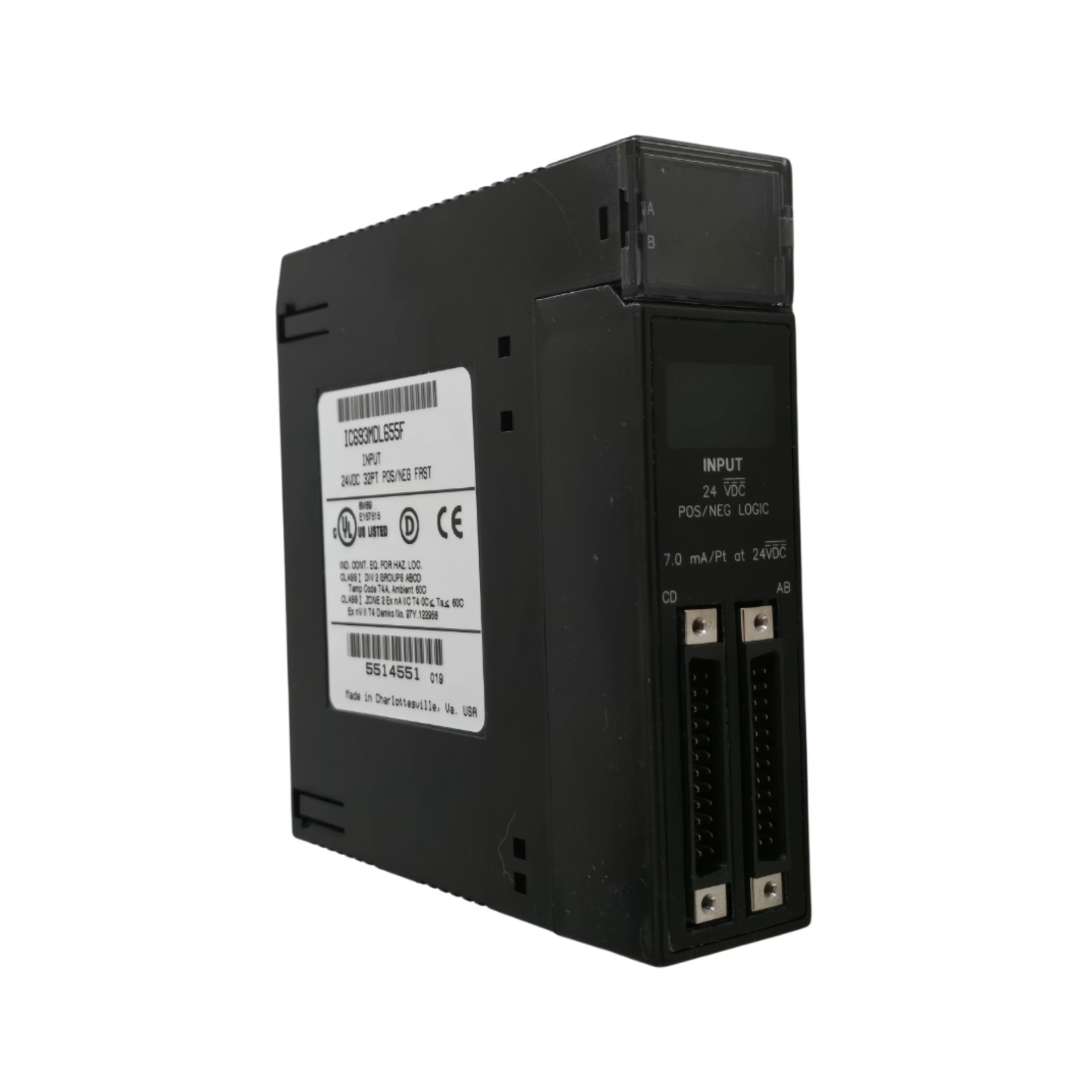 GE FANUC IC693MDL655F 90-30 INPUT MODULE 24VDC 32PT POS/NEG FAST IC693MDL655 NEW