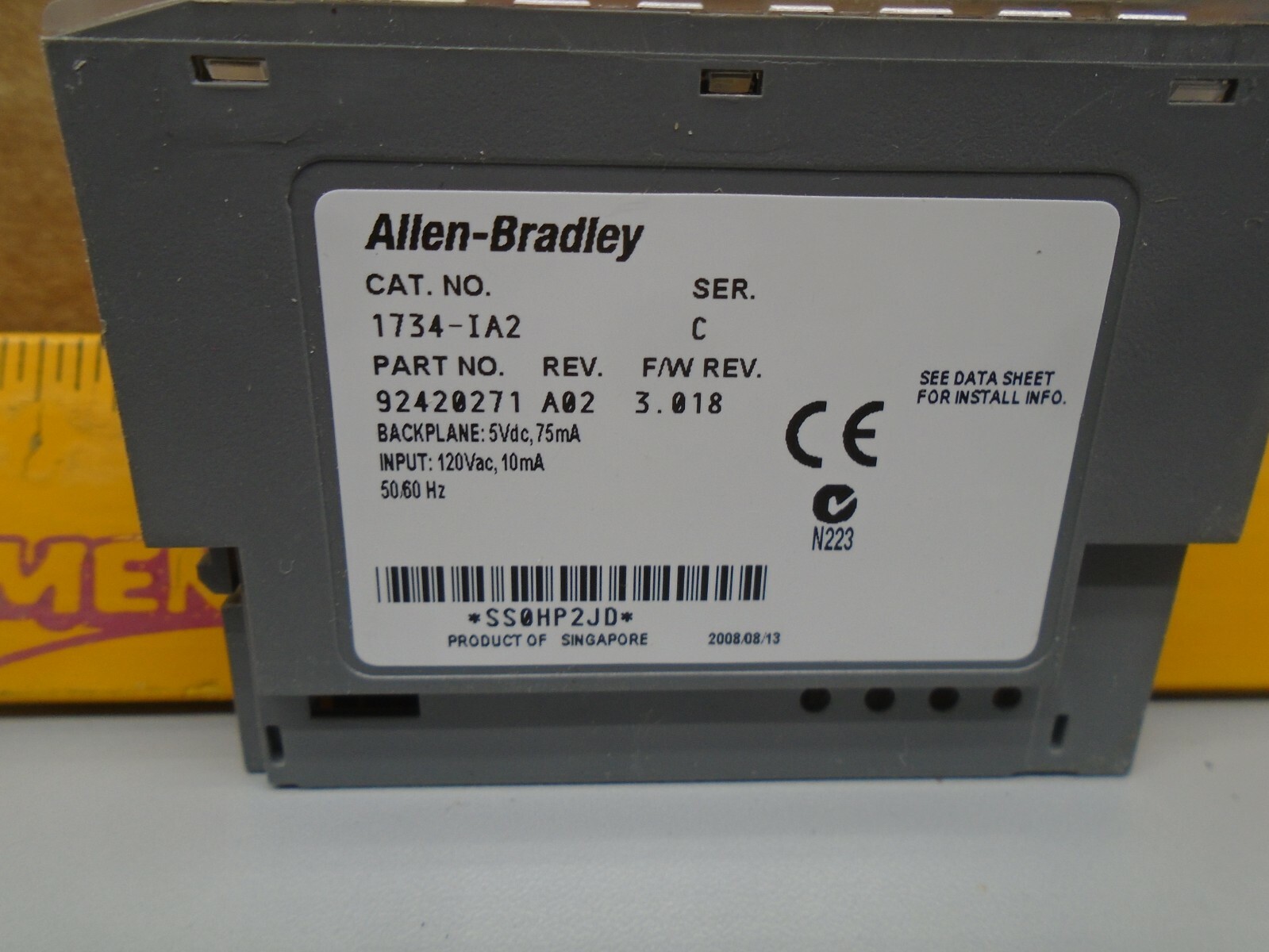 Allen Bradley 1734-IA2 /C Digital AC Input 1734-1A2 N154B