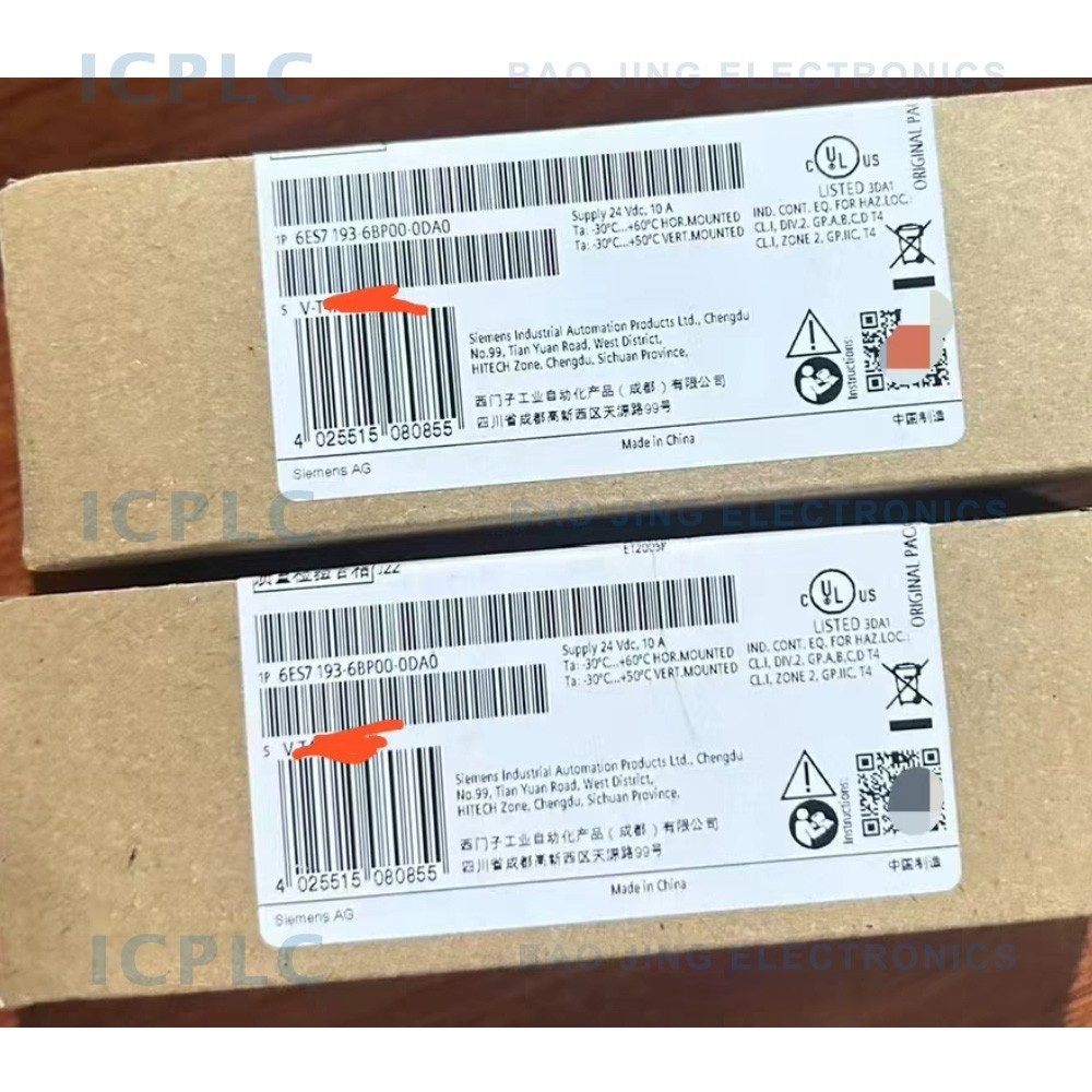 1PC NEW Siemens 6ES71936BP000DA0 Base Unit SIMATIC ET 200SP 6ES7 193-6BP00-0DA0