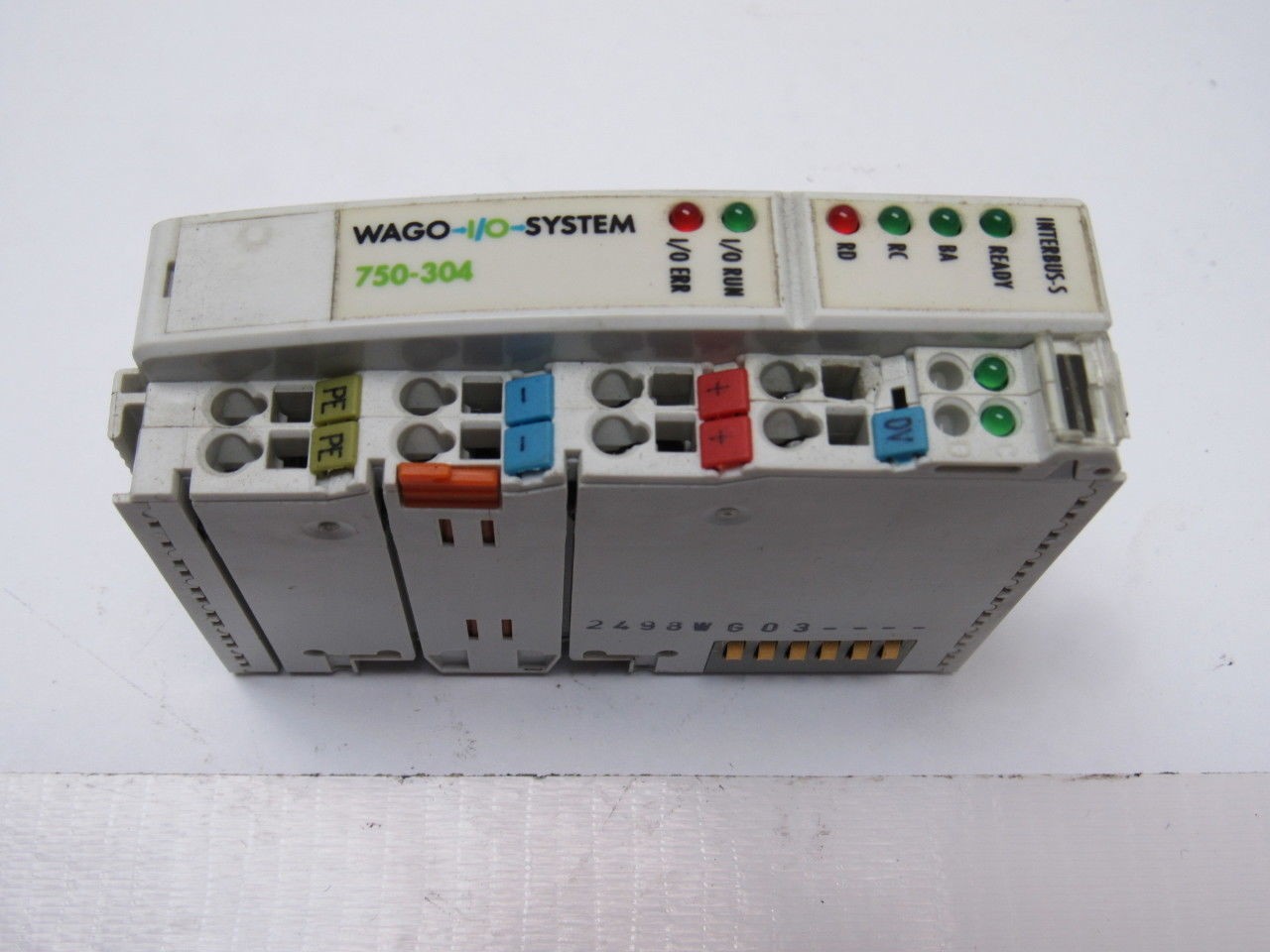 Wago D-32423 750-304 Interbus Fieldbus Coupler I/O System DIN 35 Rail 24V