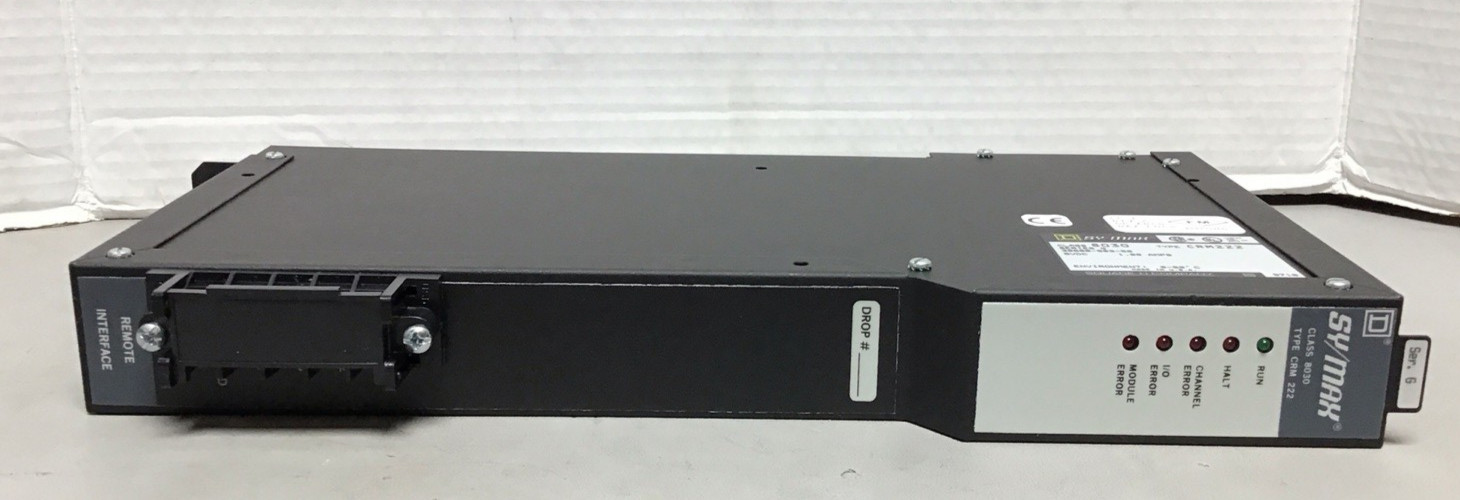 Square D SY/MAX 8030 CRM222 Remote Interface Module 5VDC 1A (R9)